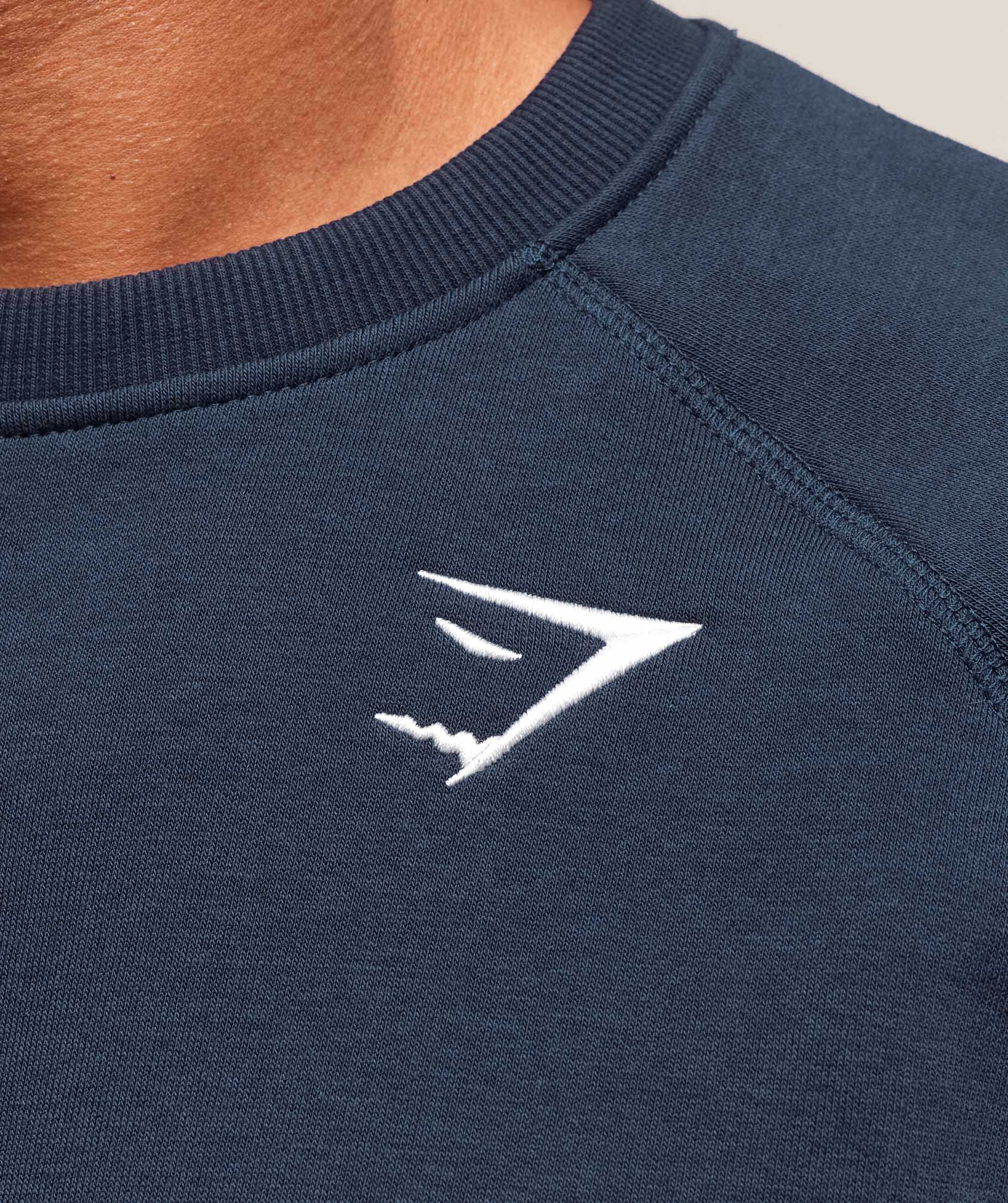 Gymshark Crest Sweatshirt - Navy - Image 4