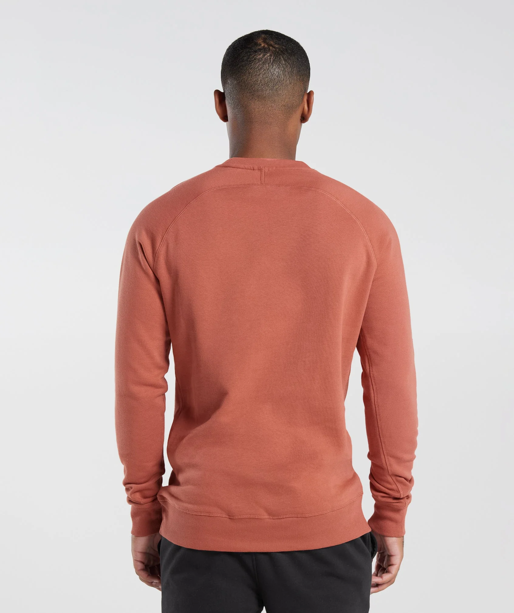 Gymshark Crest Sweatshirt - Persimmon Red - Image 2