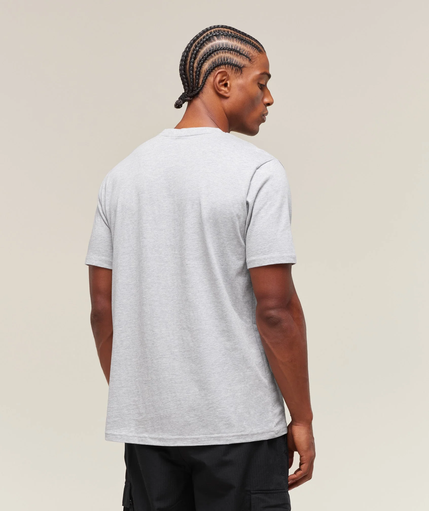 Gymshark Crest T-Shirt - Light Grey Marl - Image 2