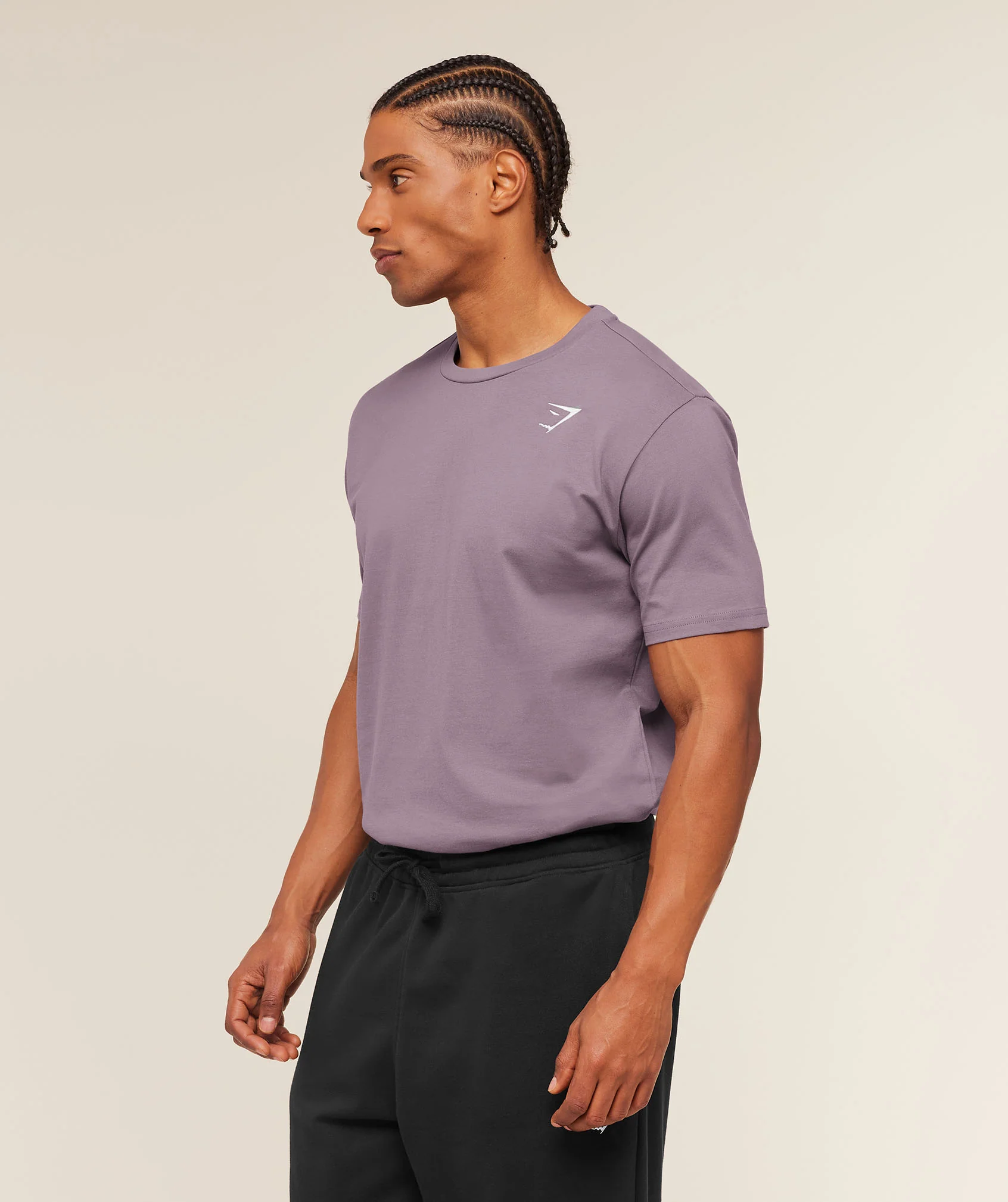 Gymshark Crest T-Shirt - Dusk Purple - Image 3