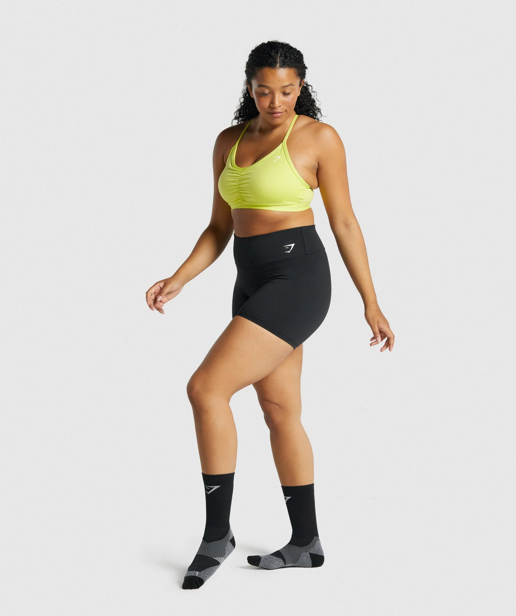Gymshark Lightweight Running Crew Socks - Black - Image 6