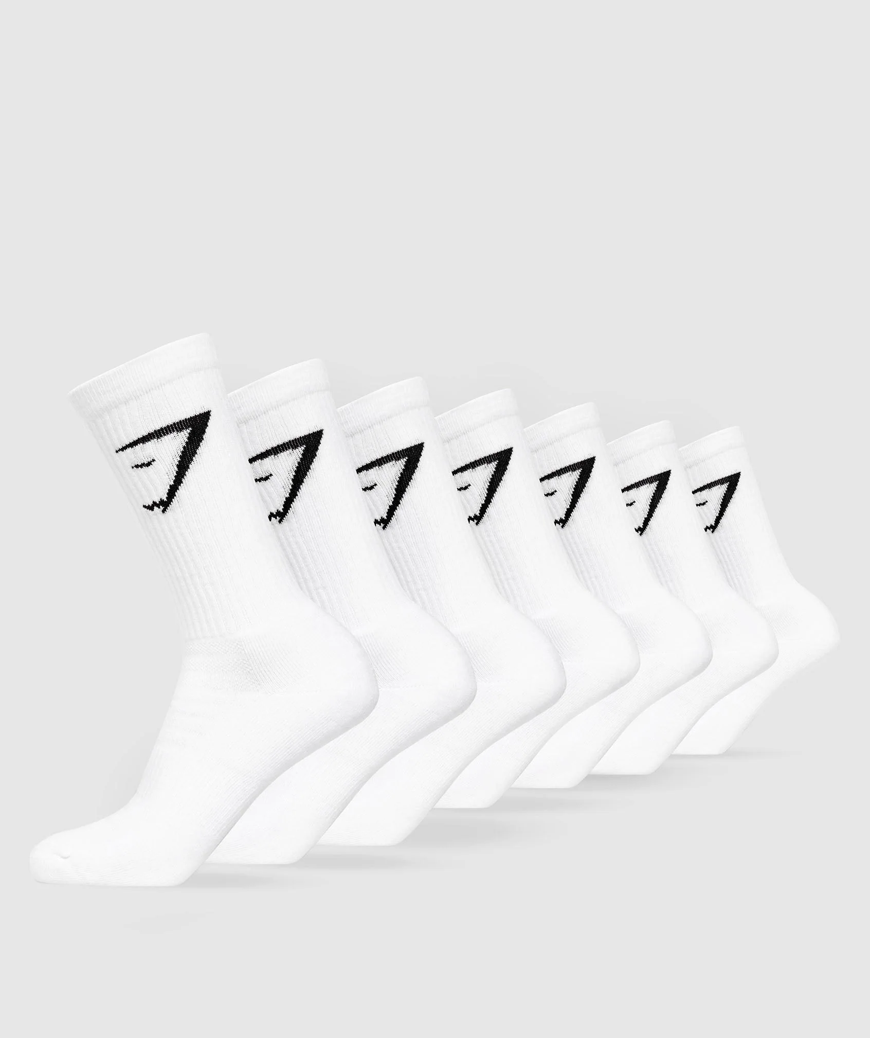 Gymshark Crew Socks 7pk - White
