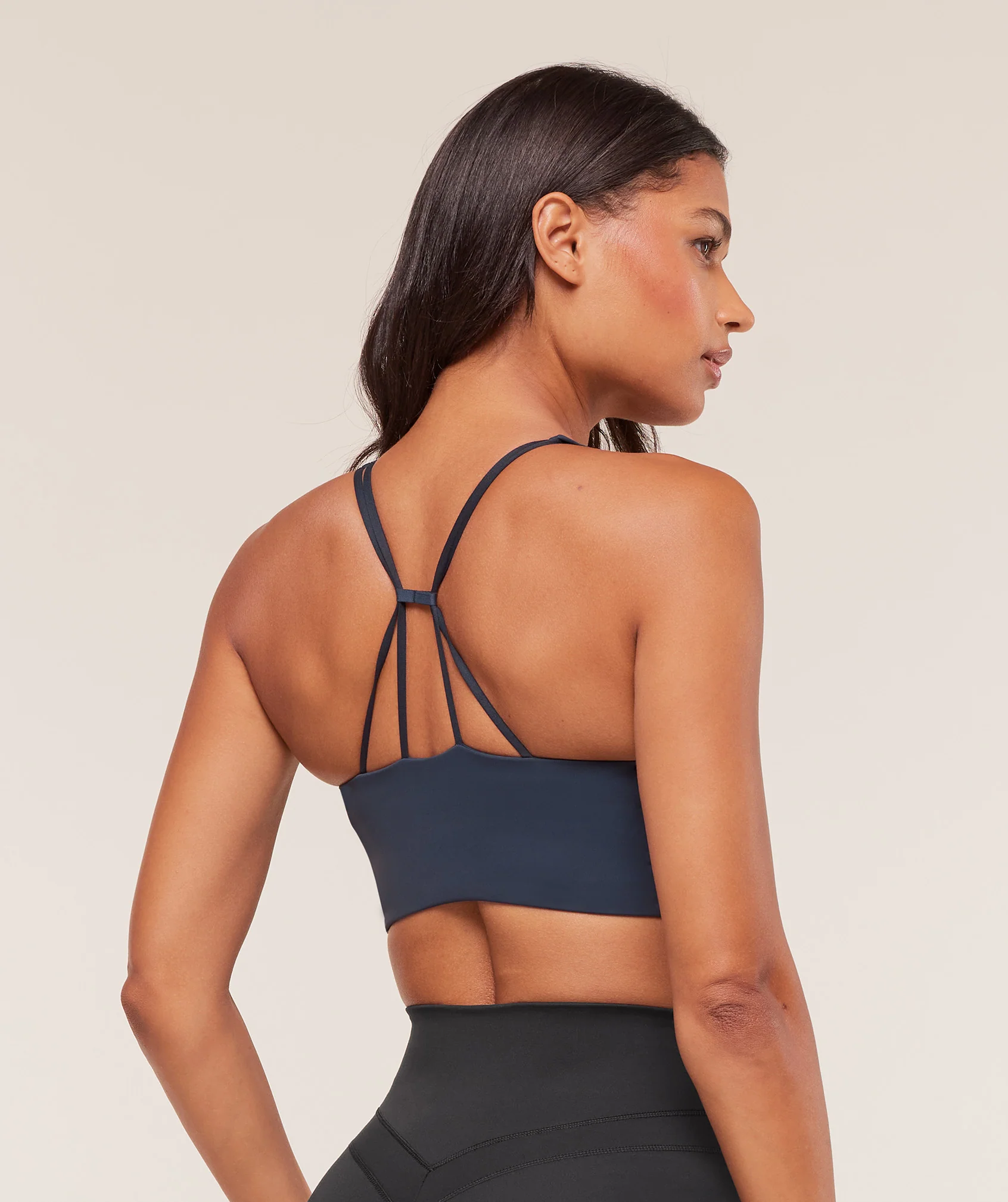Gymshark Cross Over Sports Bra - Heavy Blue - Image 2