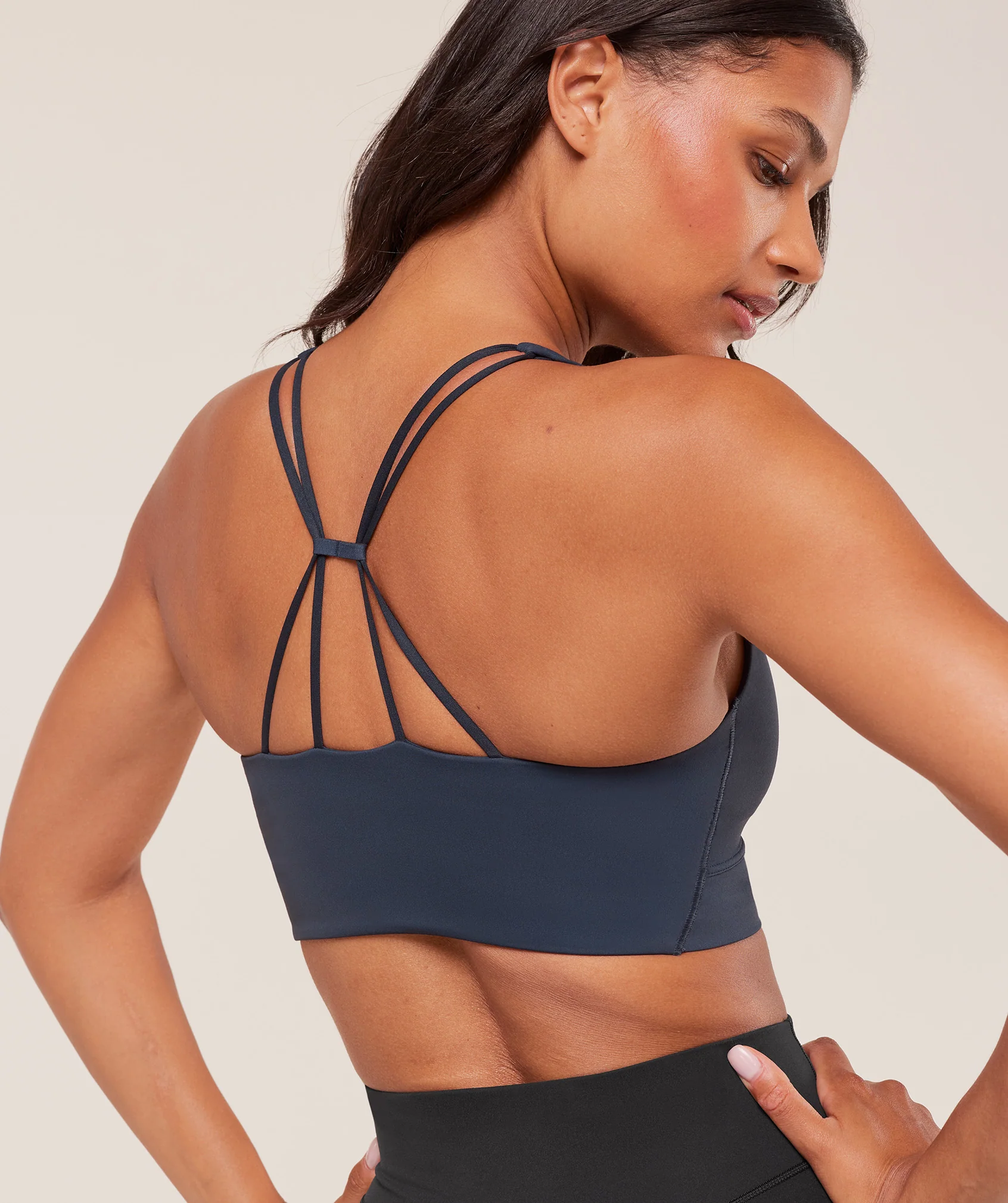 Gymshark Cross Over Sports Bra - Heavy Blue - Image 5