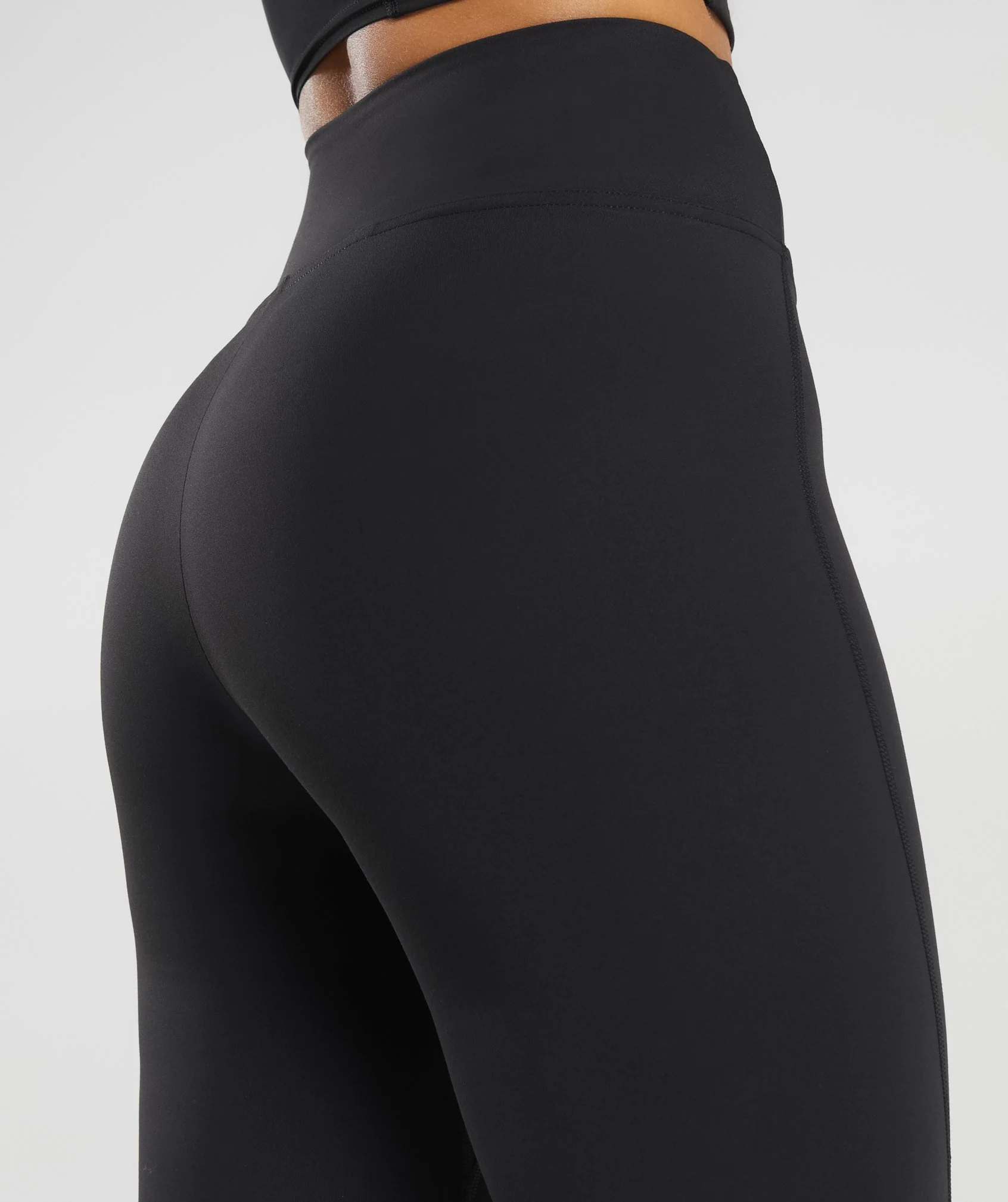 Gymshark Crossover Regular Flared Leggings - Black - Image 6
