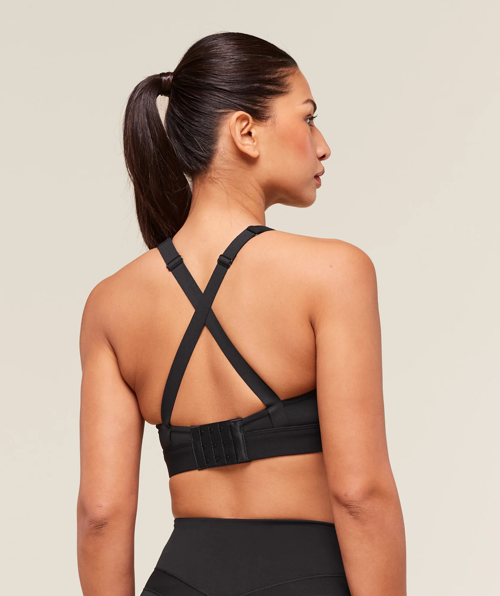 Gymshark Crossover Strap High Support Sports Bra - Black - Image 2