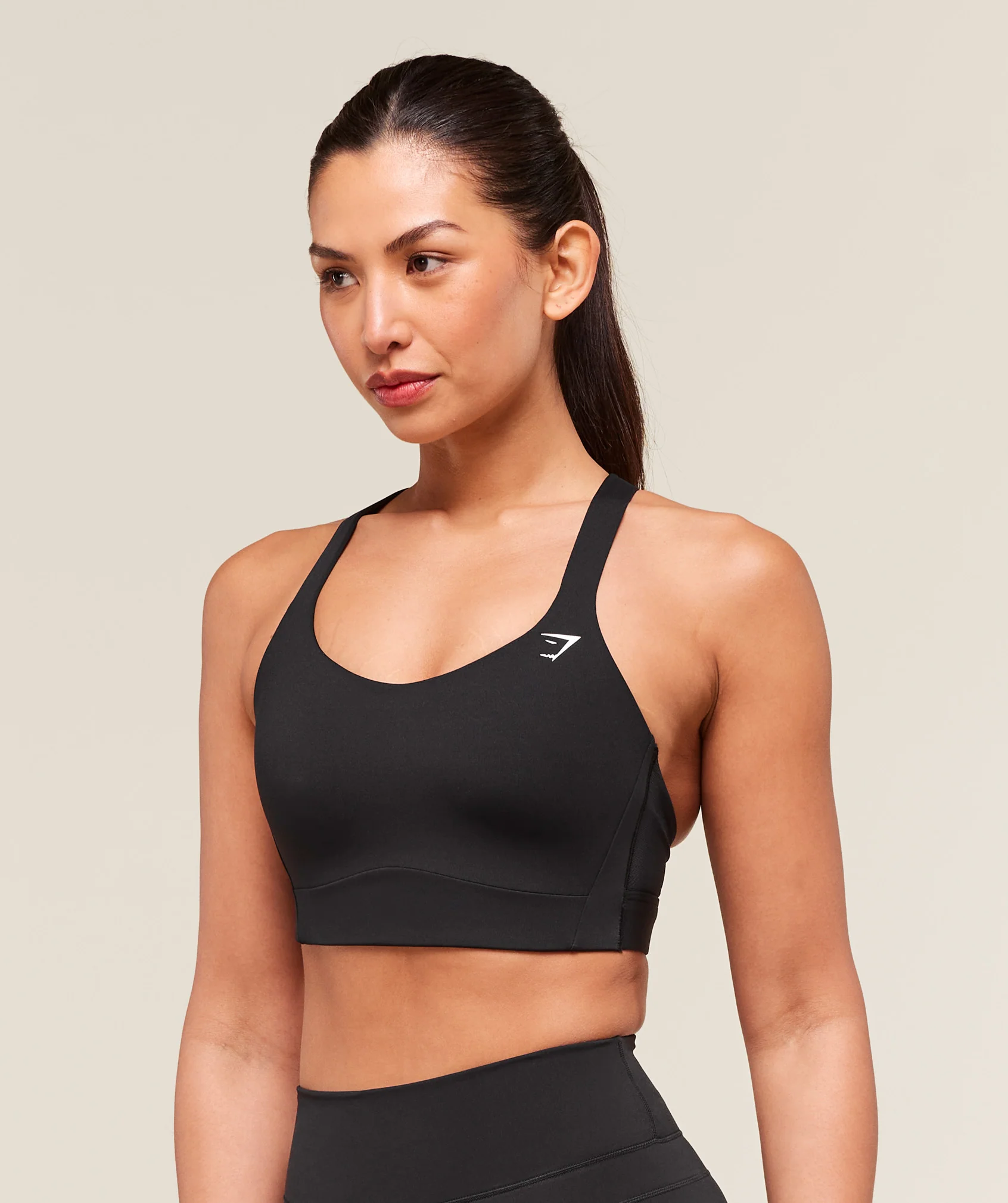 Gymshark Crossover Strap High Support Sports Bra - Black - Image 6