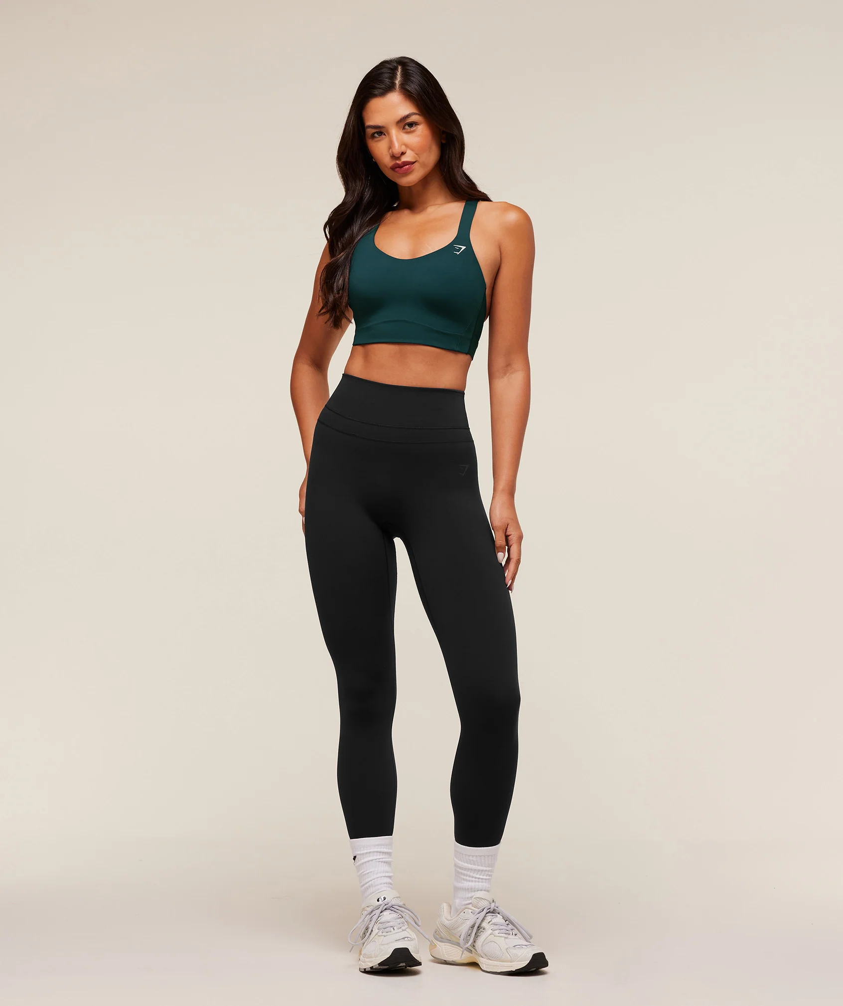 Gymshark Crossover Strap High Support Sports Bra - Deep Petrol Blue - Image 6