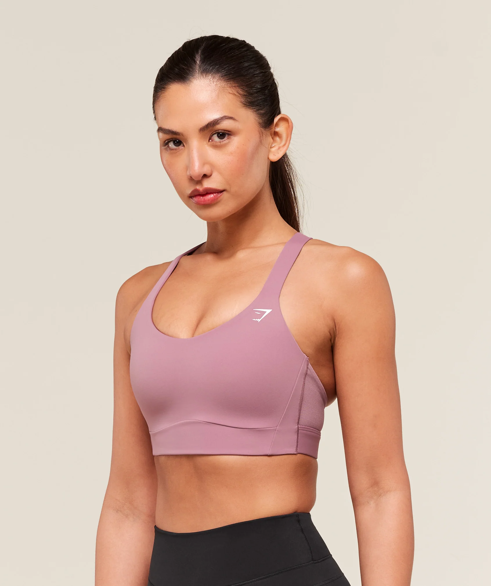 Gymshark Crossover Strap High Support Sports Bra - Calm Pink - Image 6