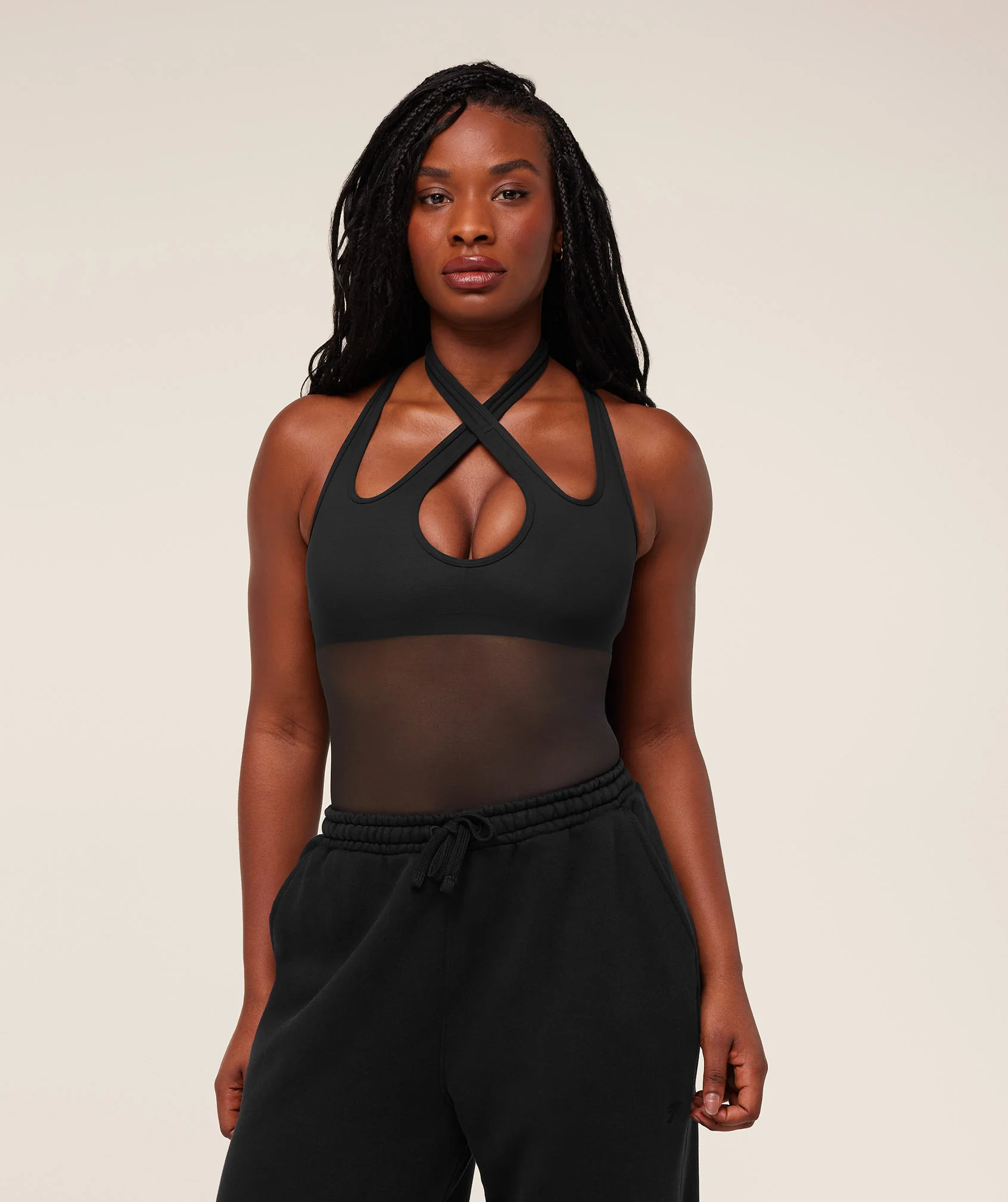Gymshark Dark Energy Mesh Tank - GS Black