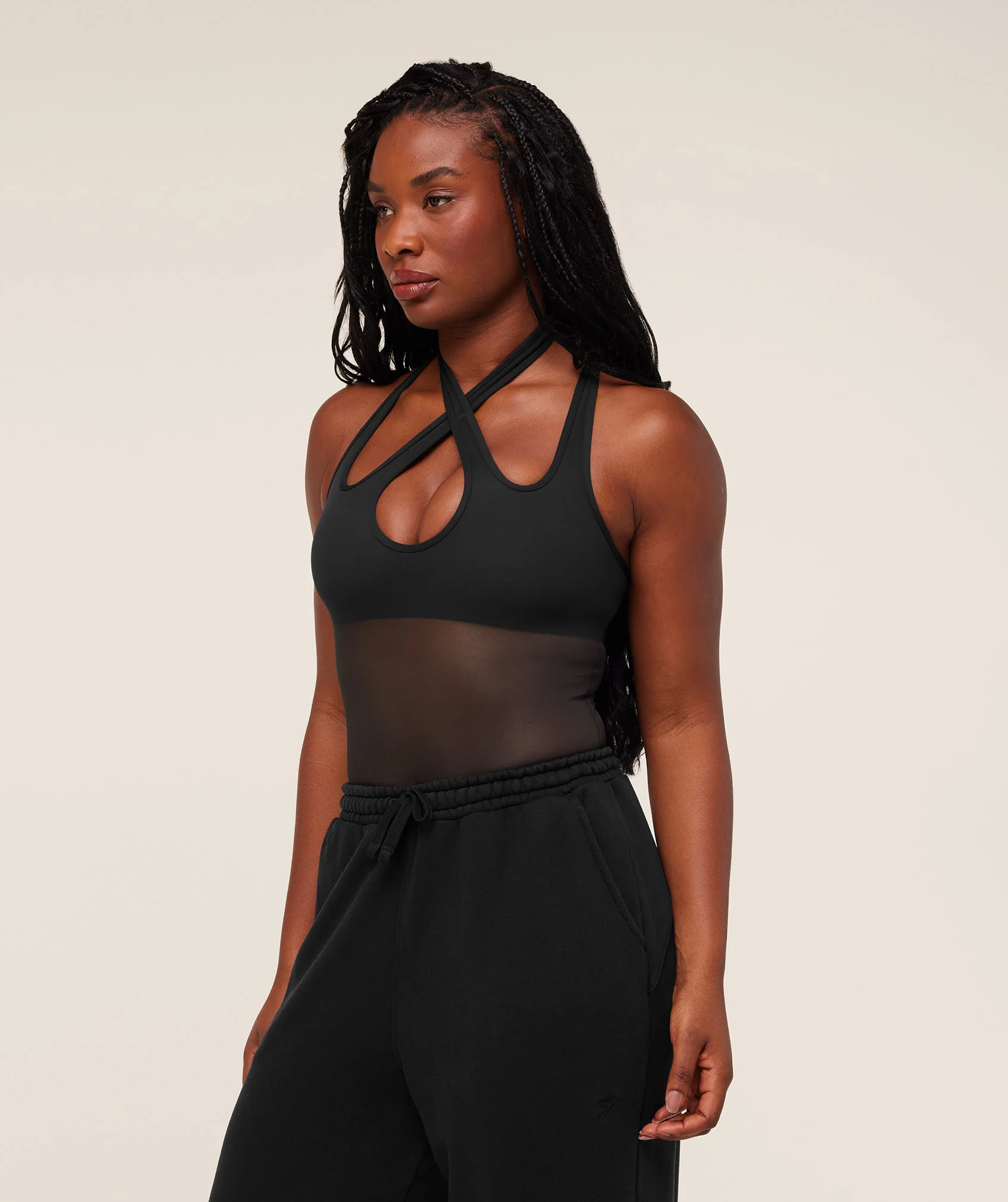Gymshark Dark Energy Mesh Tank - GS Black - Image 3