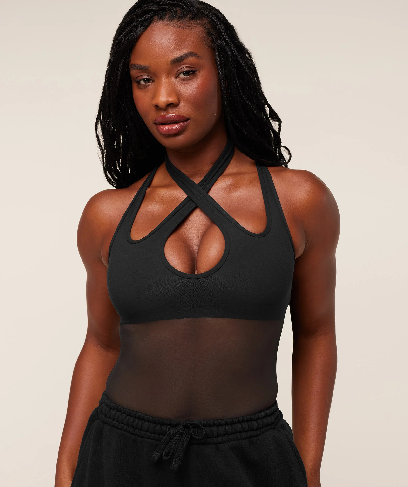 Gymshark Dark Energy Mesh Tank - GS Black - Image 5