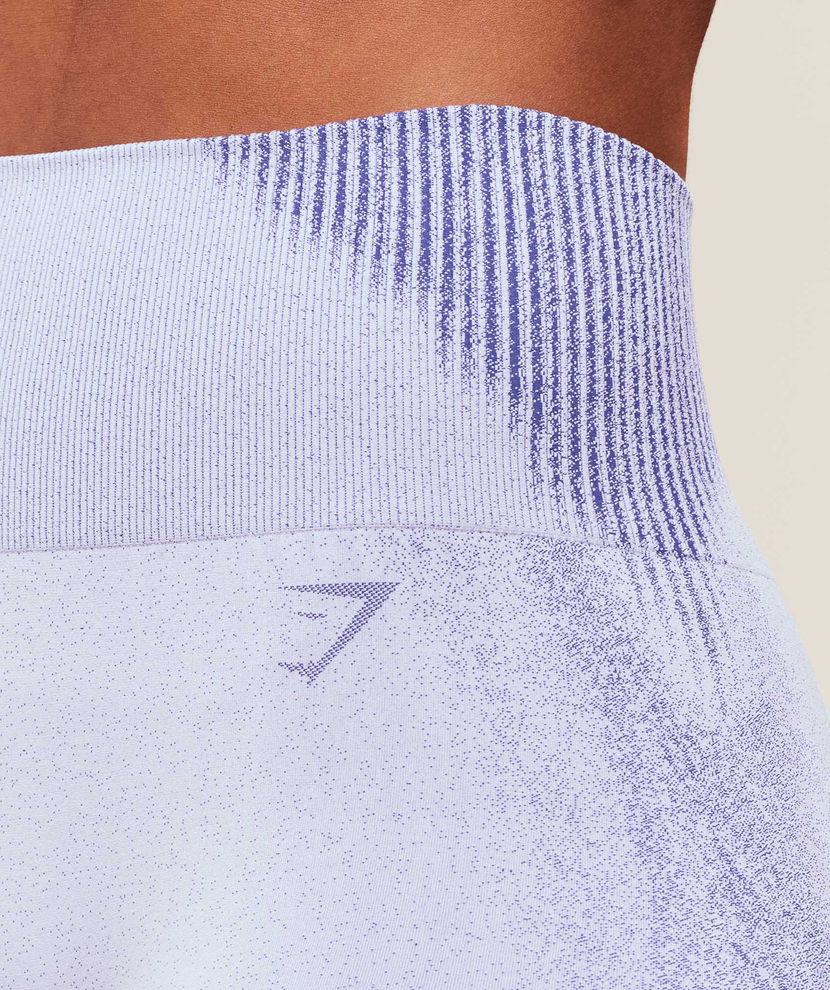 Gymshark Diffuse Seamless Leggings - Fresh Lilac/Cobalt Purple - Image 6