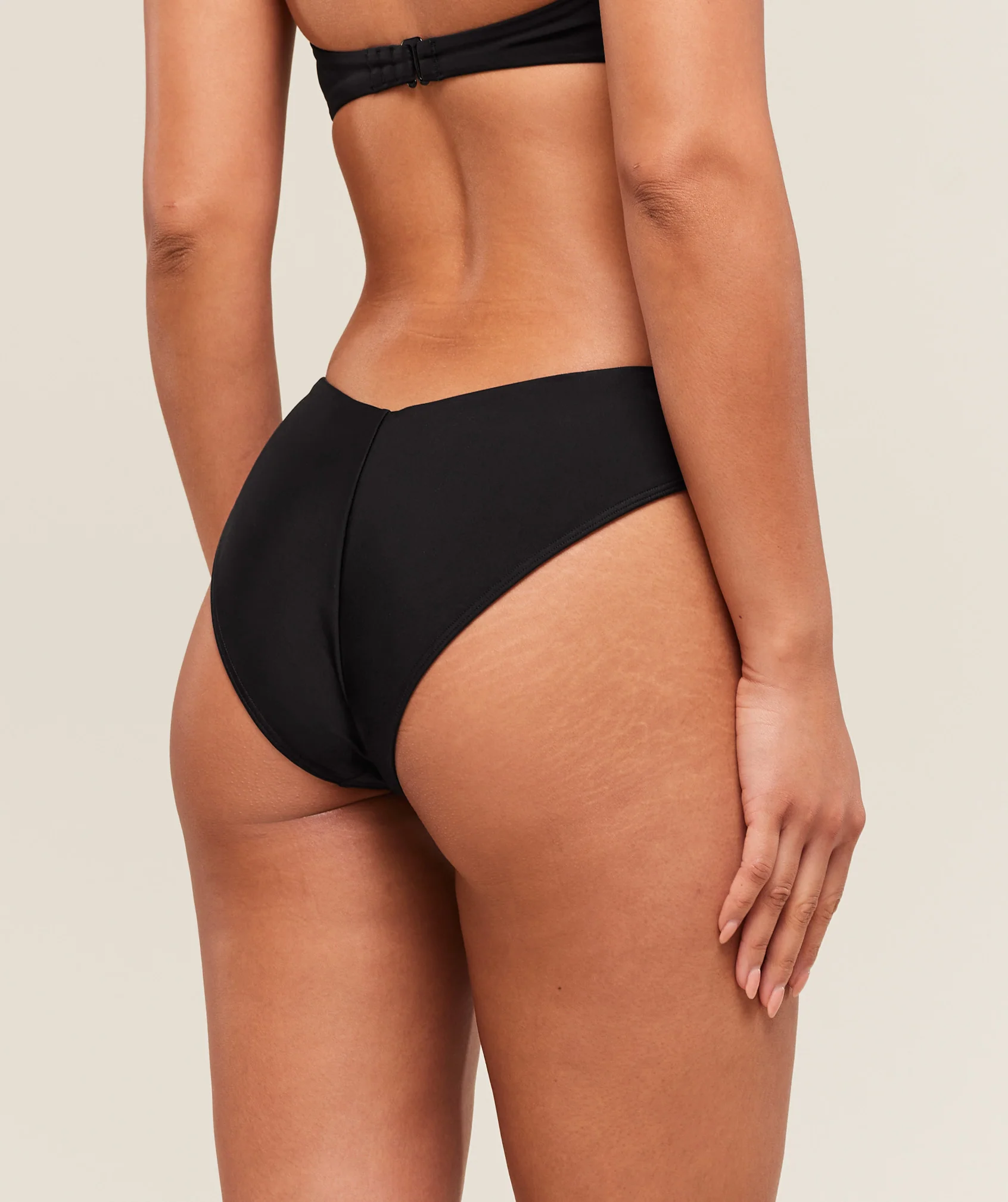 Gymshark Dipped Front Bikini Bottom - Black - Image 2