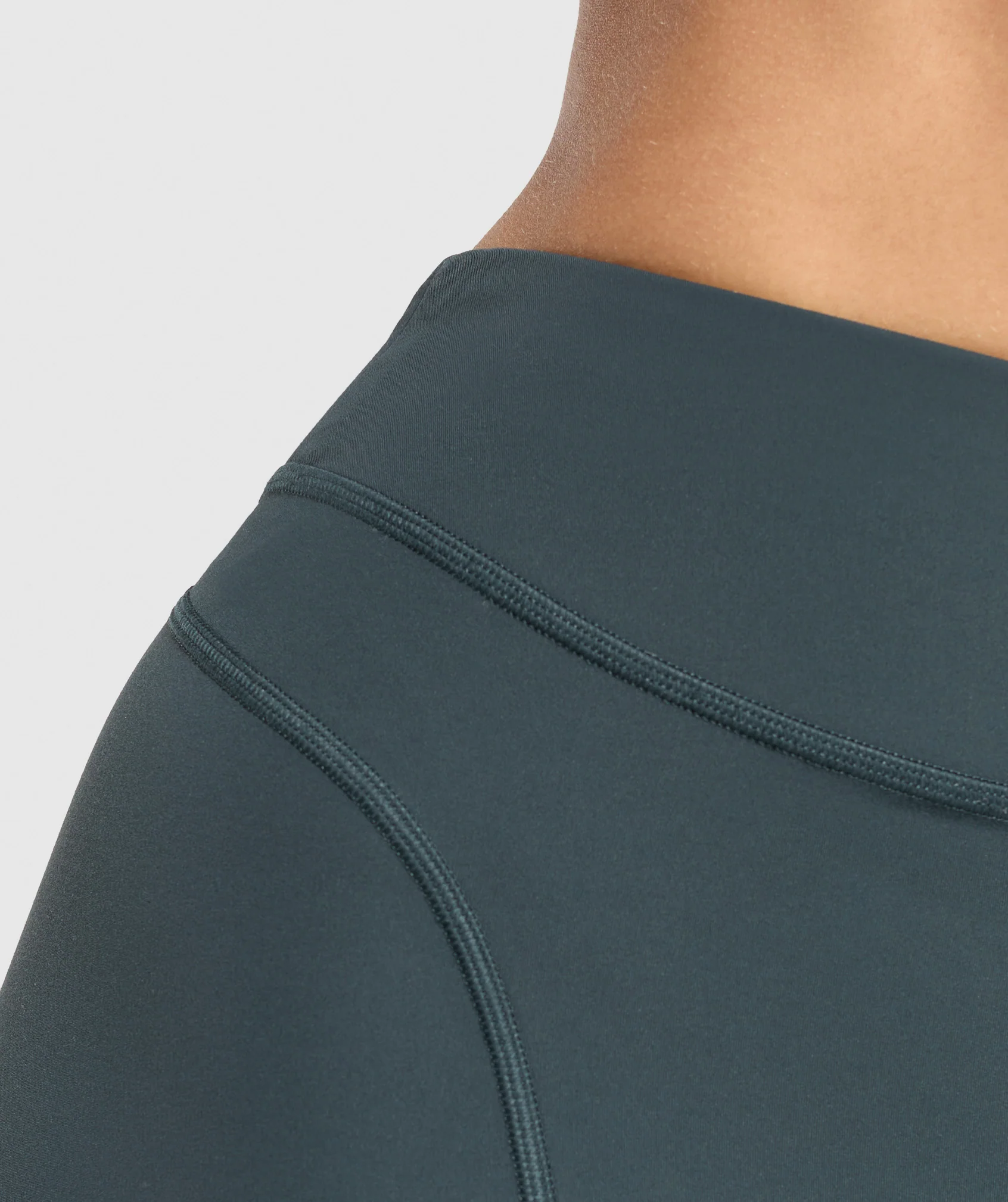 Gymshark Dipped Waistband Shorts - Darkest Teal - Image 6
