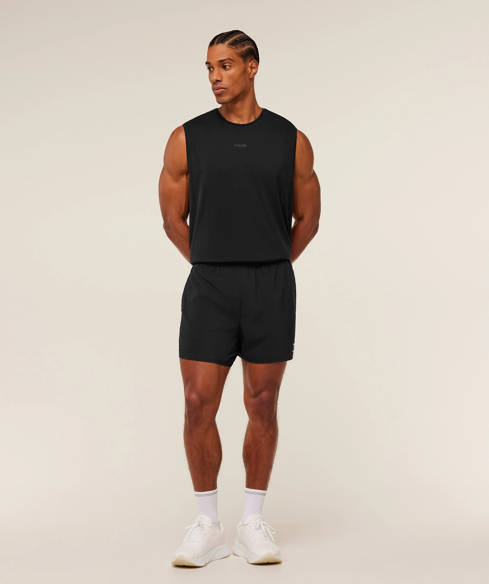 Gymshark Distance Seamless Tank - Black - Image 7