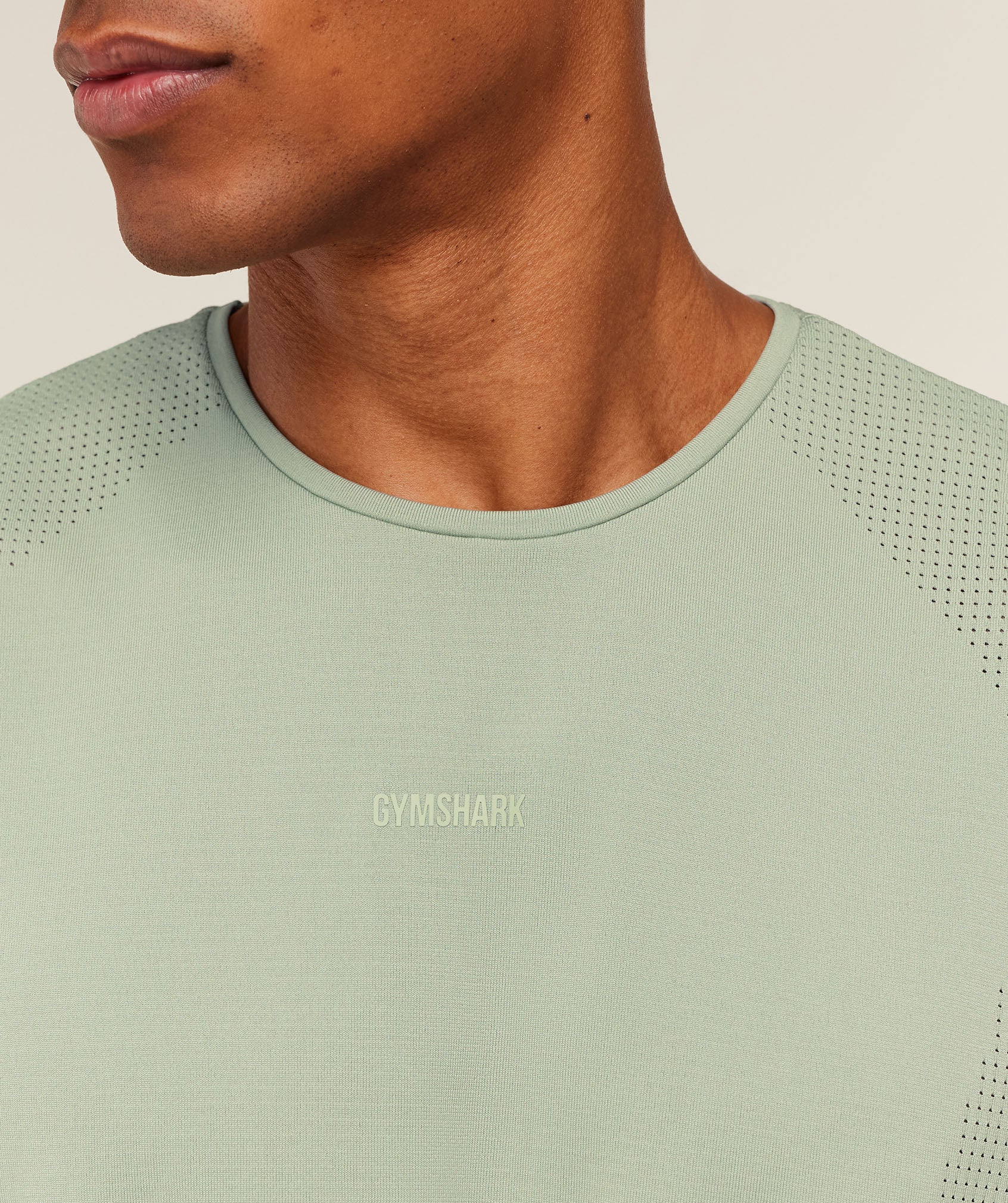 Gymshark Distance Seamless Tank - Haze Green / Haze Green - Image 6