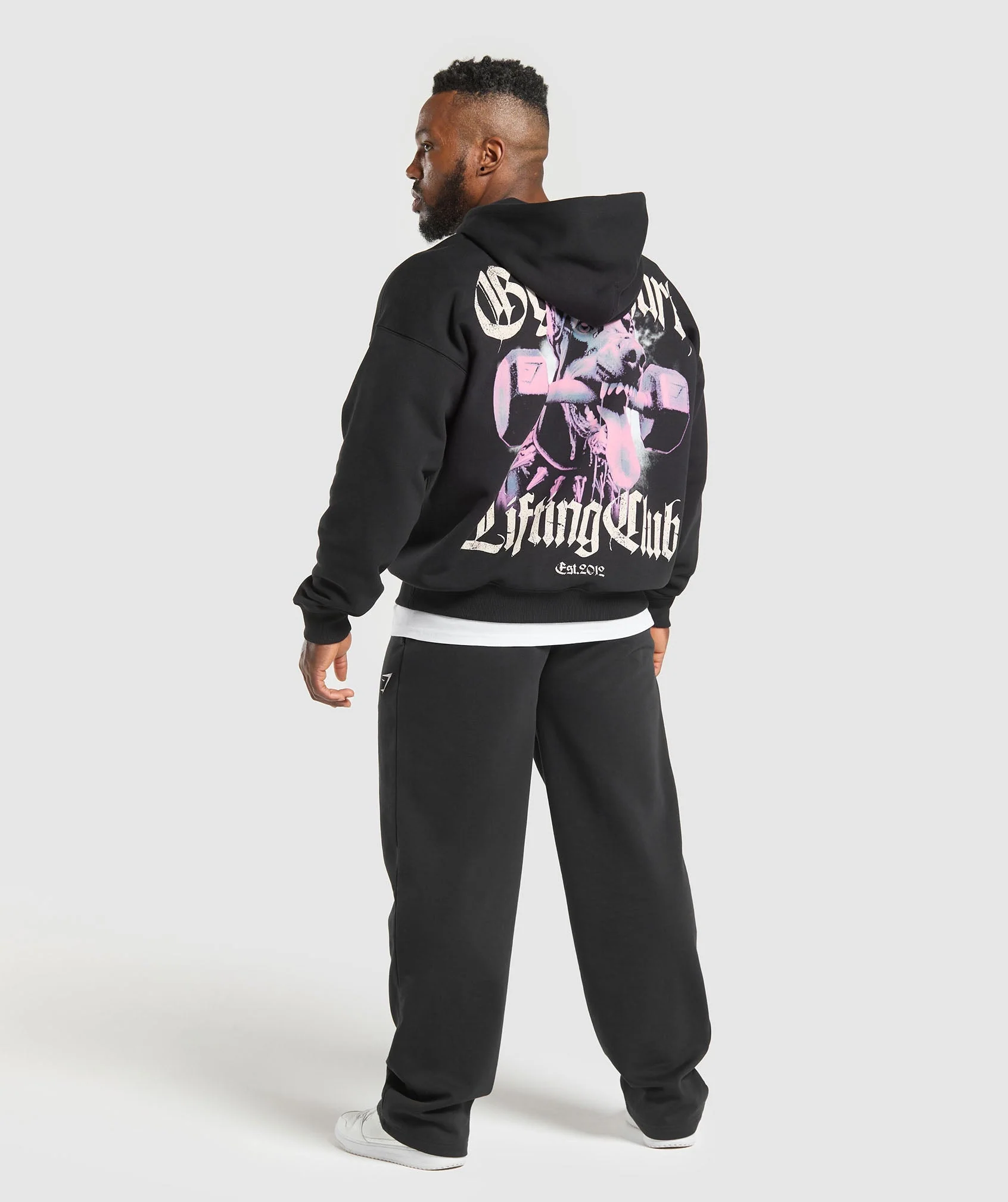 Gymshark Doberman Graphic Hoodie - Black - Image 3