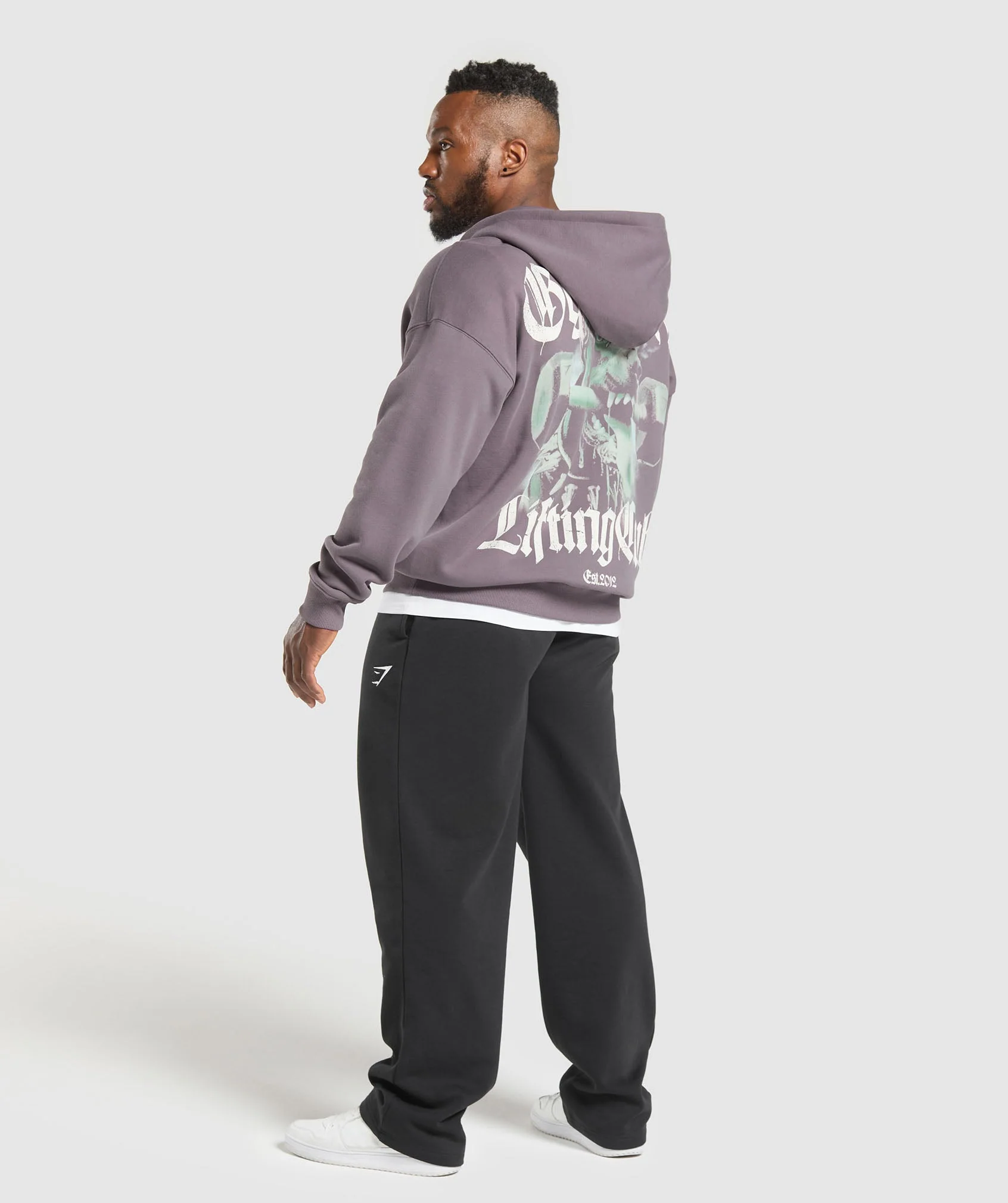 Gymshark Doberman Graphic Hoodie - Brushed Purple - Image 3
