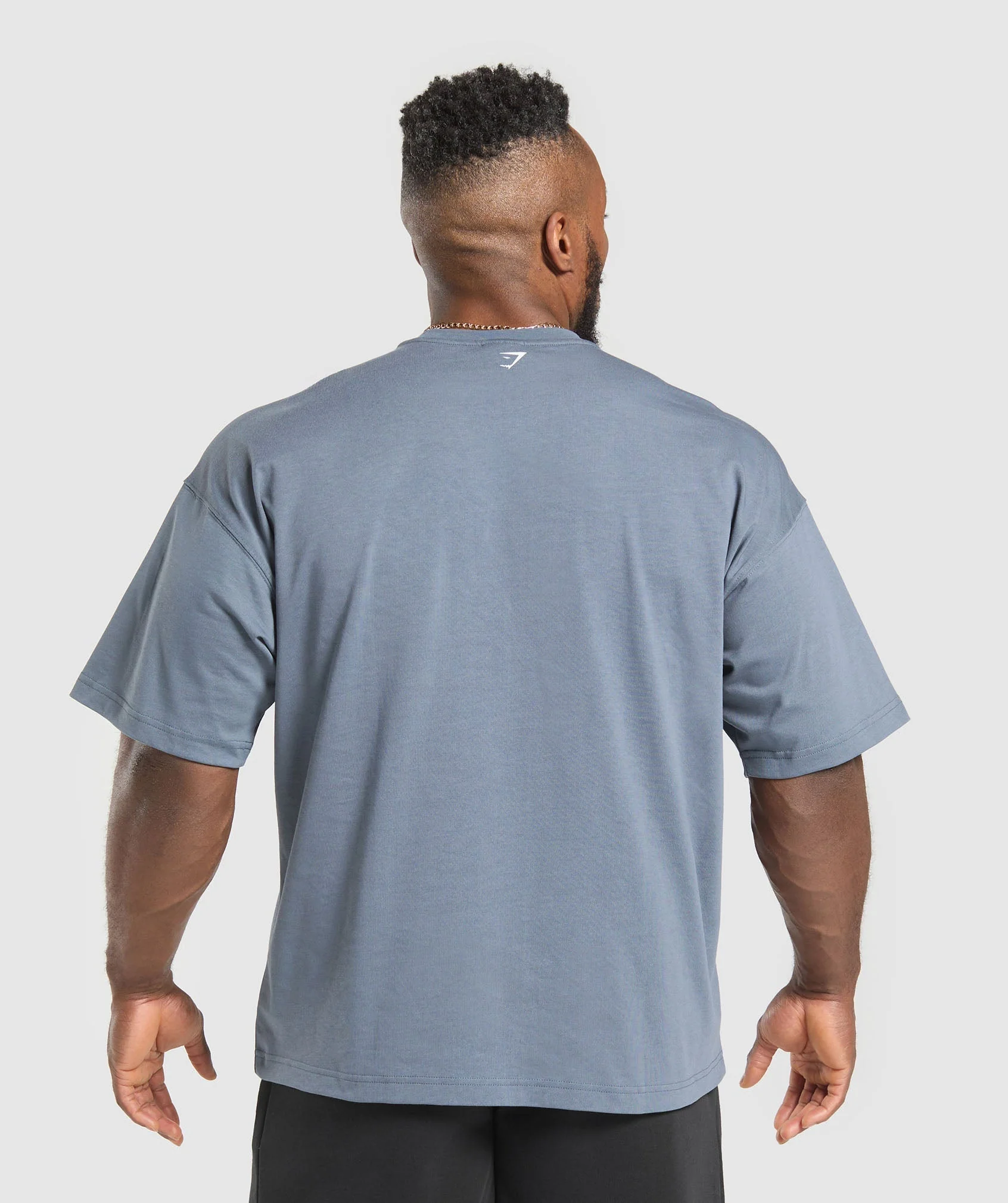 Gymshark Doberman Graphic T-Shirt - Iron Blue - Image 2