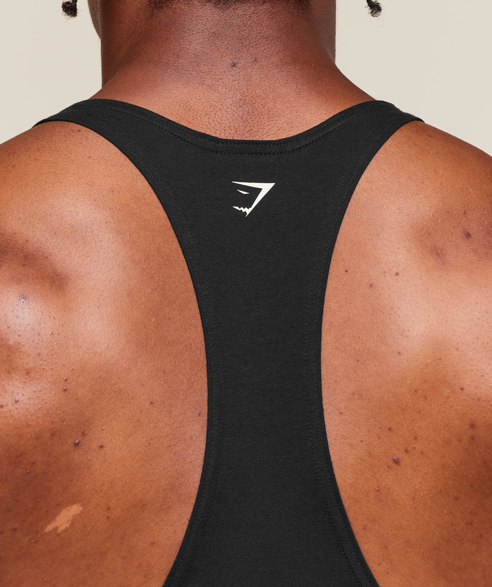 Gymshark Double Bicep Stringer - Black - Image 6