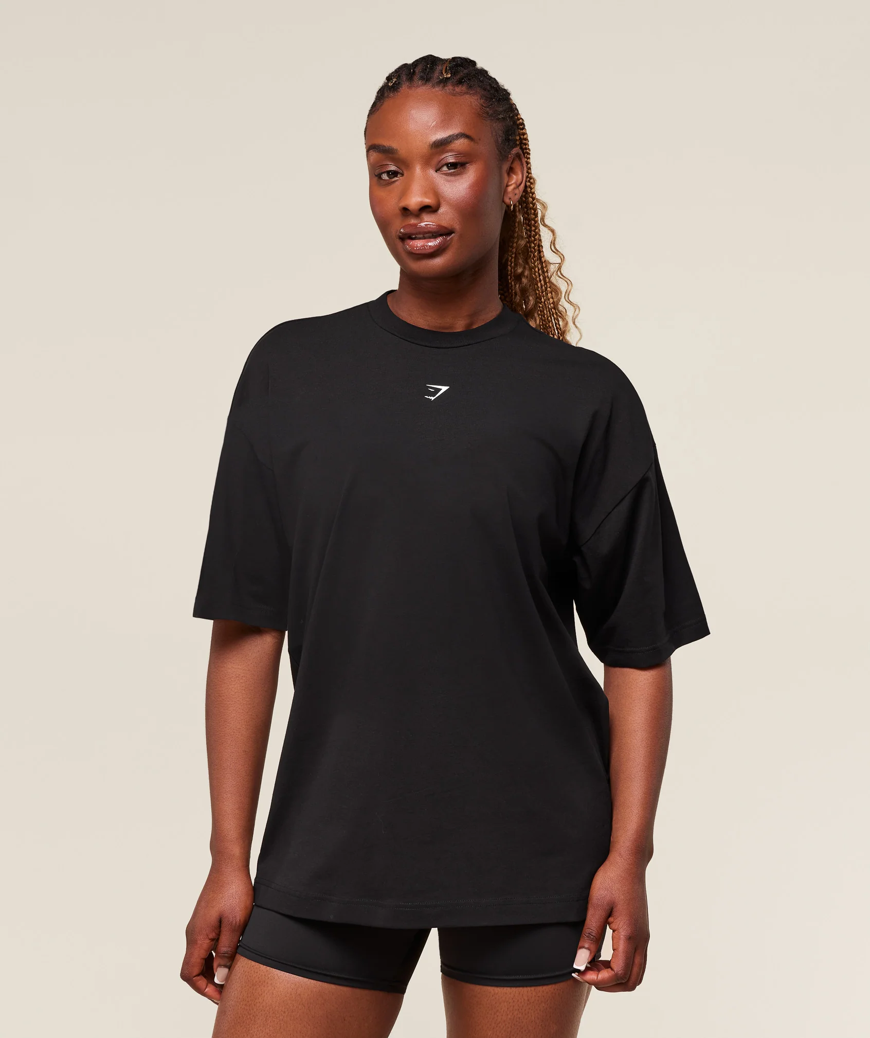 Gymshark Dump Truck Graphic Oversized T-Shirt - Black - Image 2