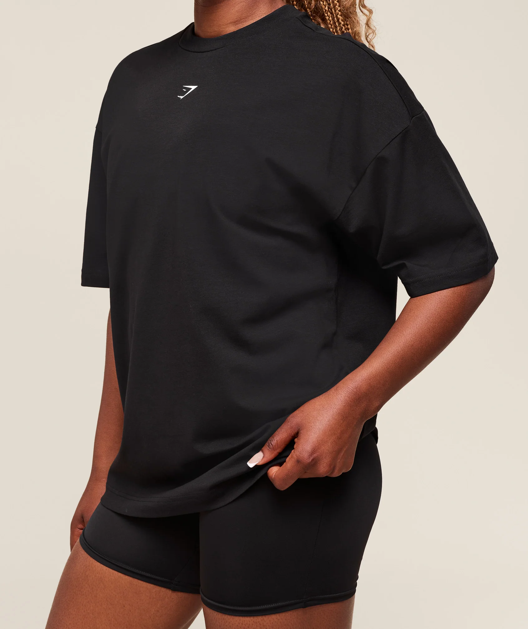 Gymshark Dump Truck Graphic Oversized T-Shirt - Black - Image 5