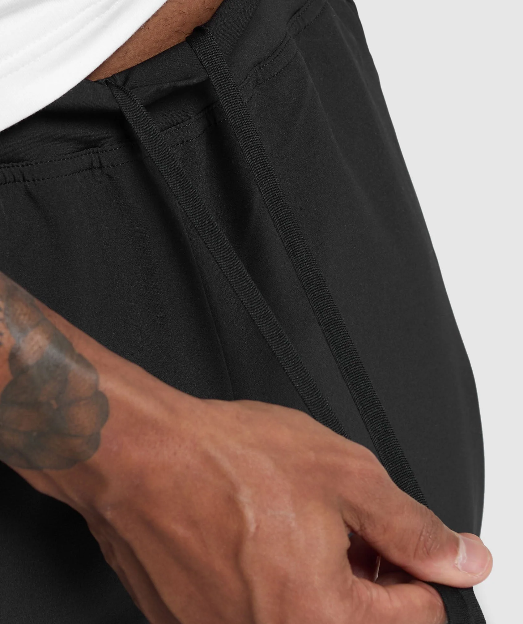 Gymshark Ease Woven Joggers - Black - Image 7