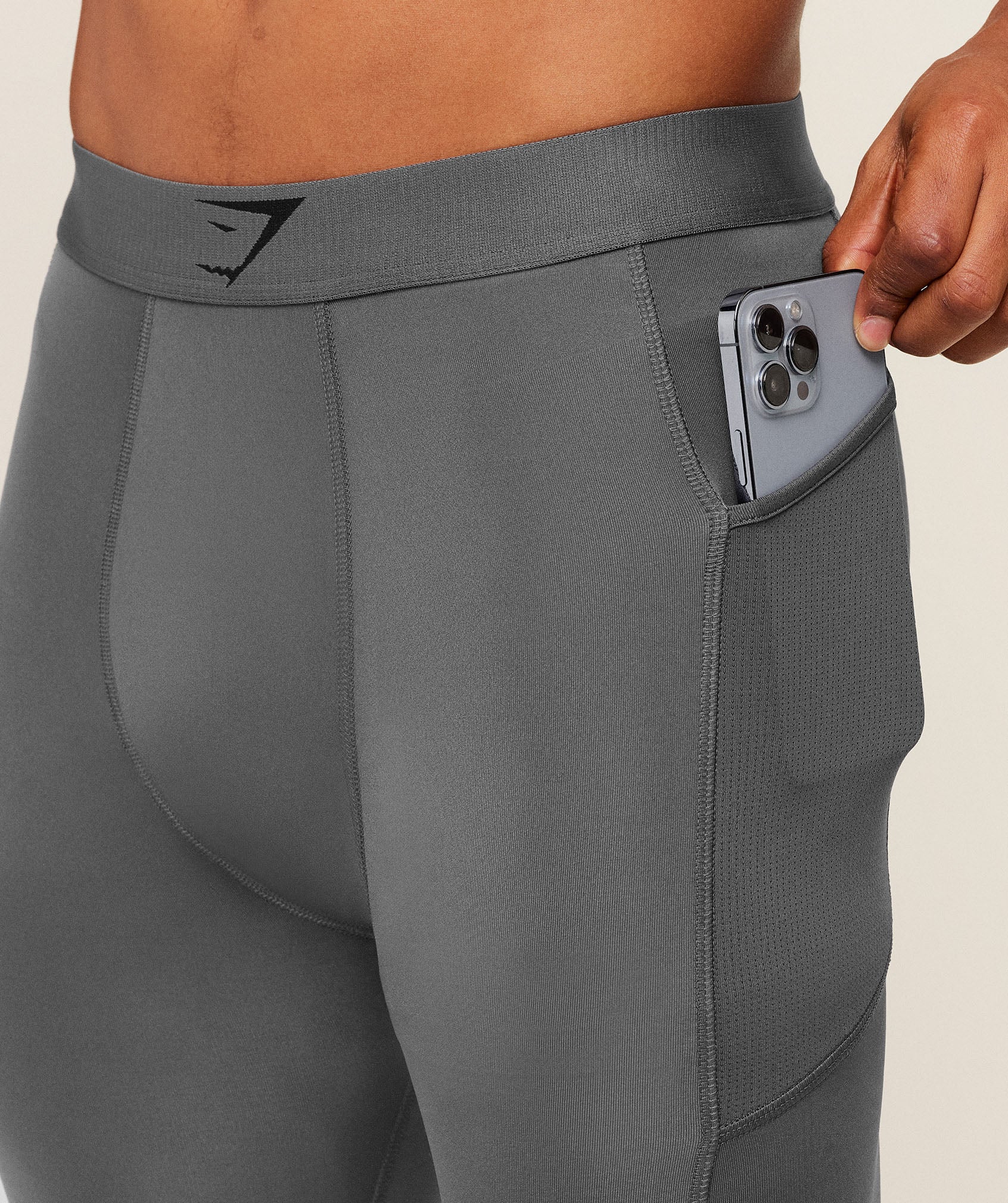 Gymshark Element Baselayer Legging - Dark Grey - Image 5