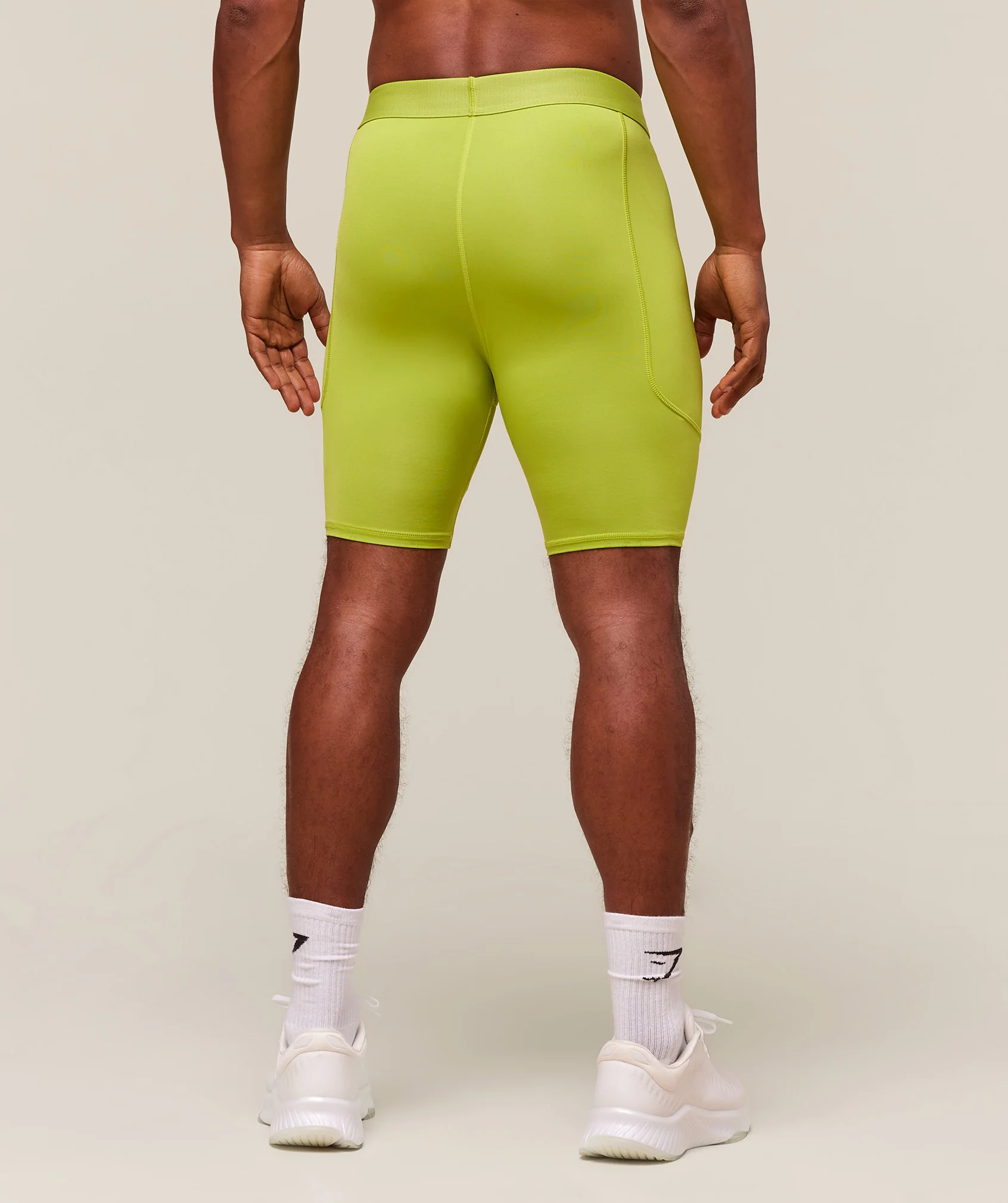 Gymshark Element Baselayer Half Tight - Zest Green - Image 4