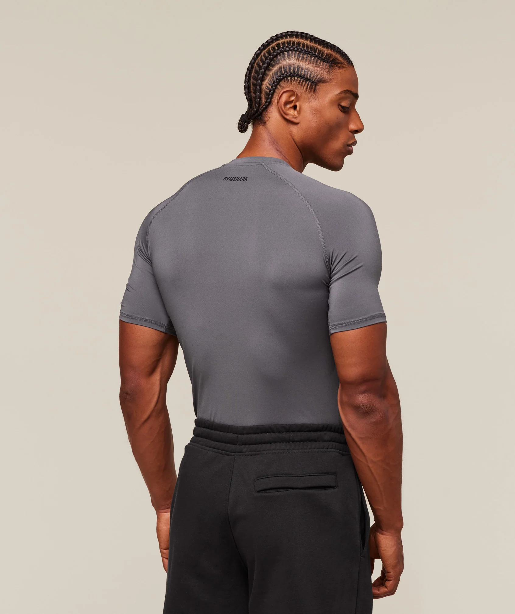 Gymshark Element Baselayer T-Shirt - Dark Grey - Image 2