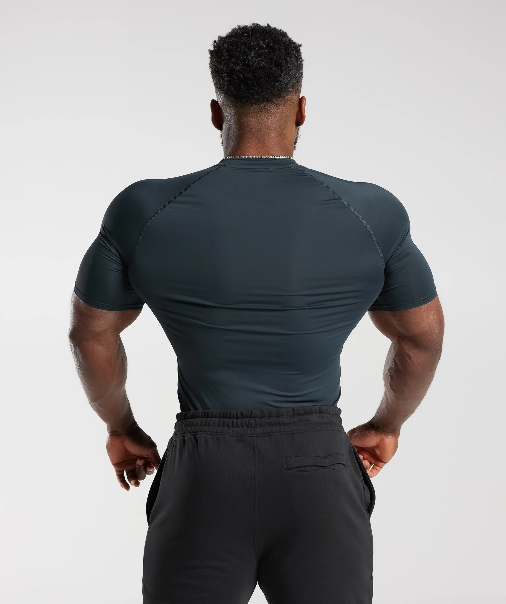 Gymshark Element Baselayer T-Shirt - Darkest Teal - Image 2