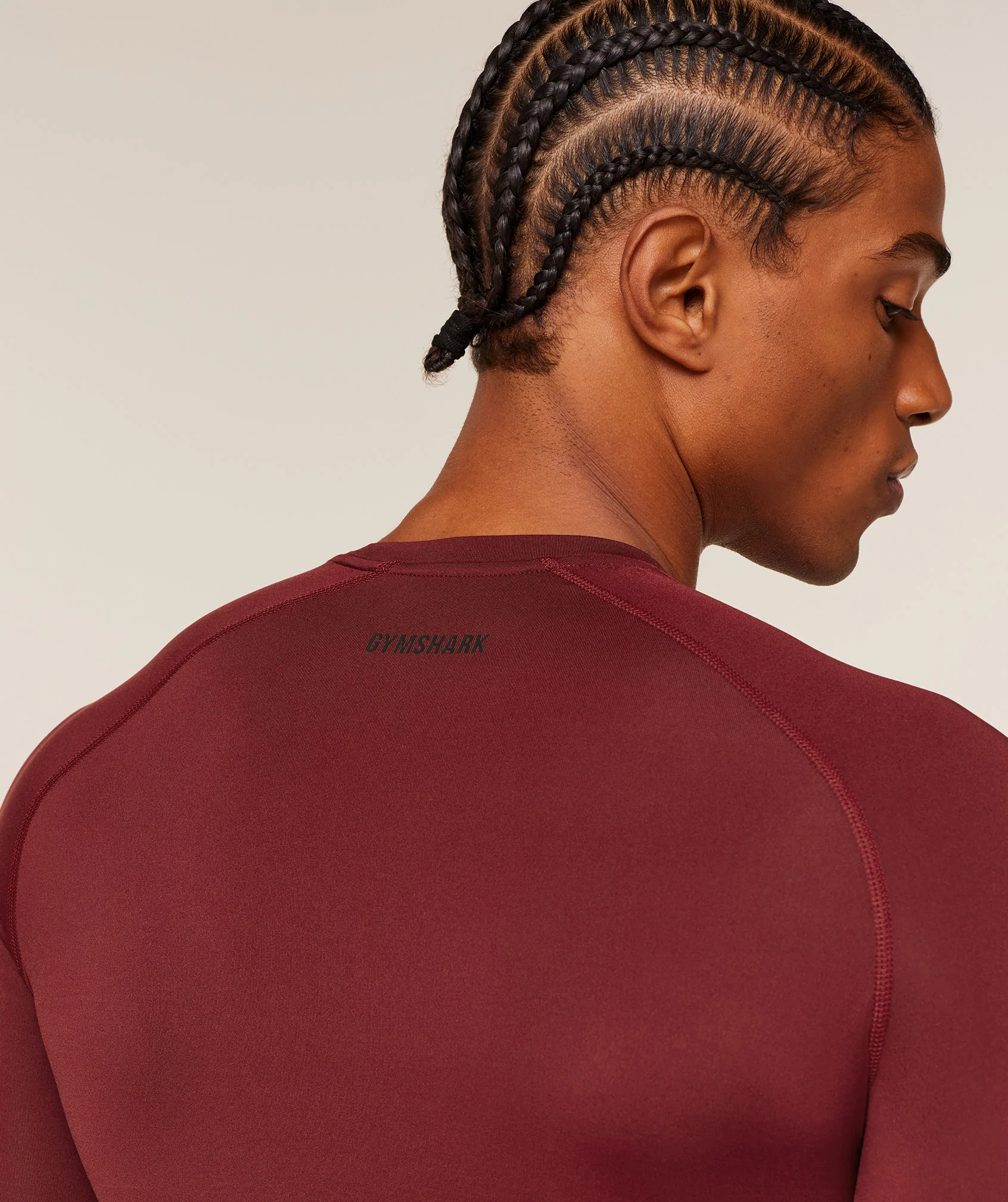 Gymshark Element Baselayer T-Shirt - Sets Red - Image 4