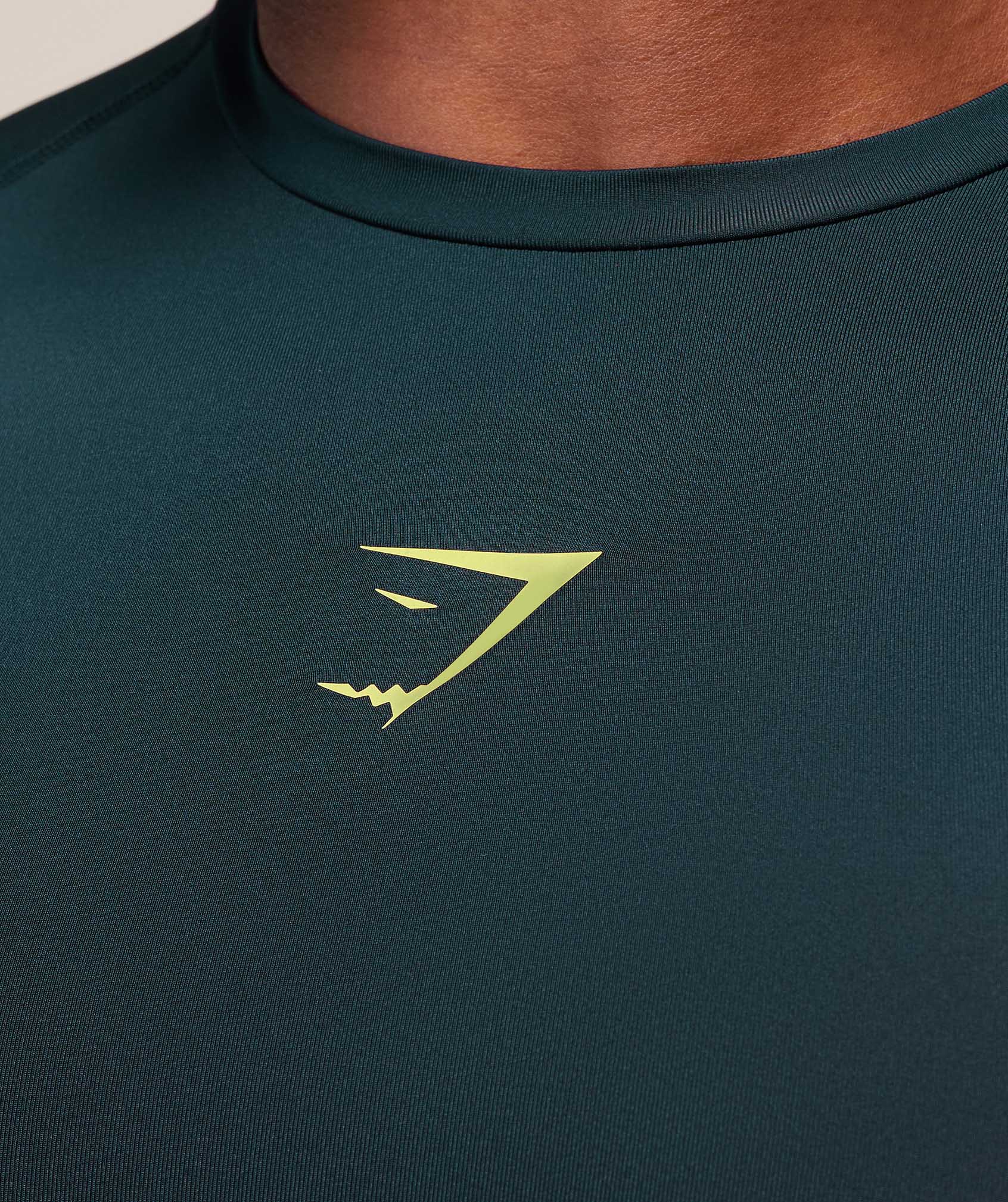 Gymshark Element Tank - Deep Petrol Blue/Sorbet Yellow - Image 5