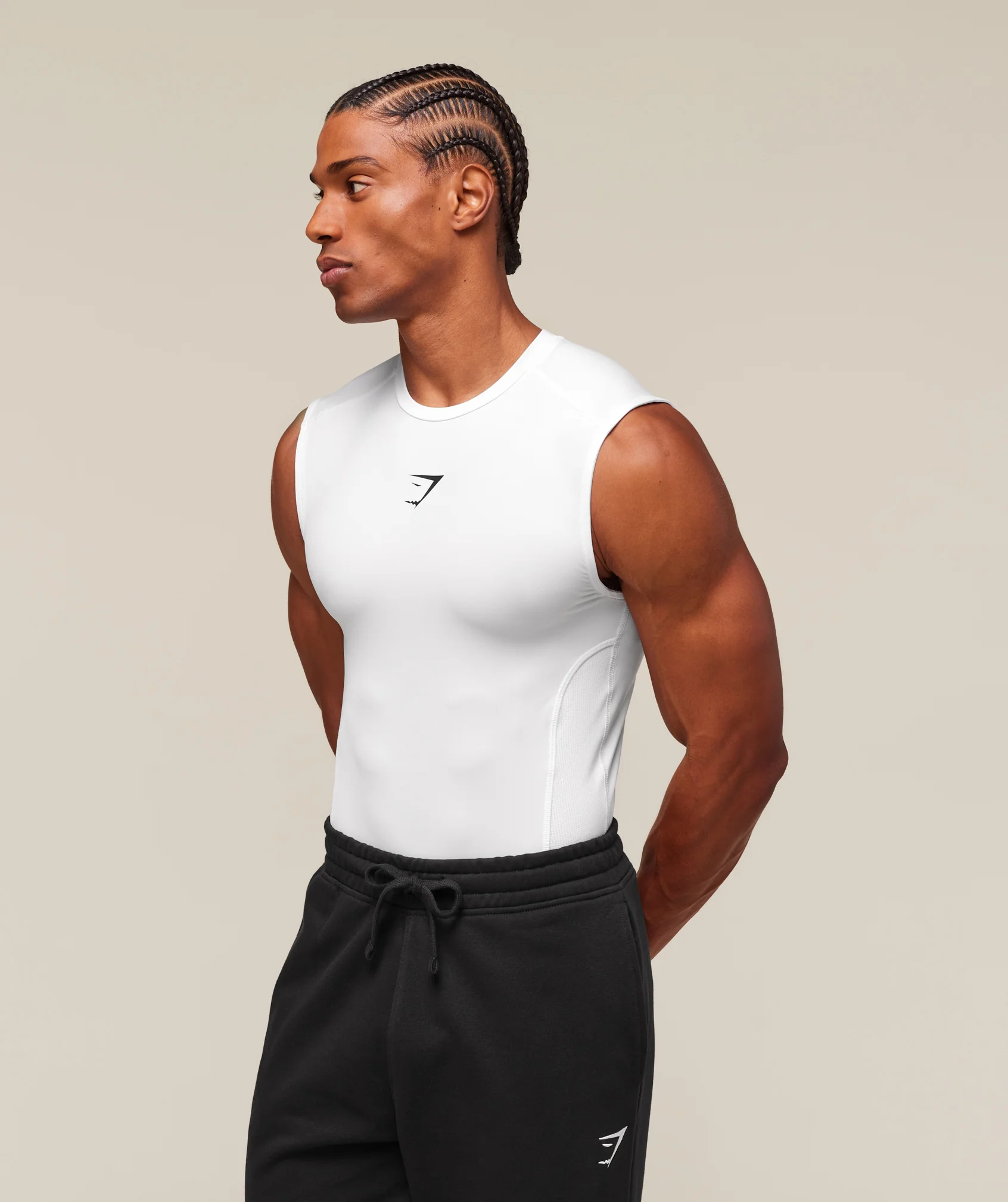 Gymshark Element Tank - White - Image 2