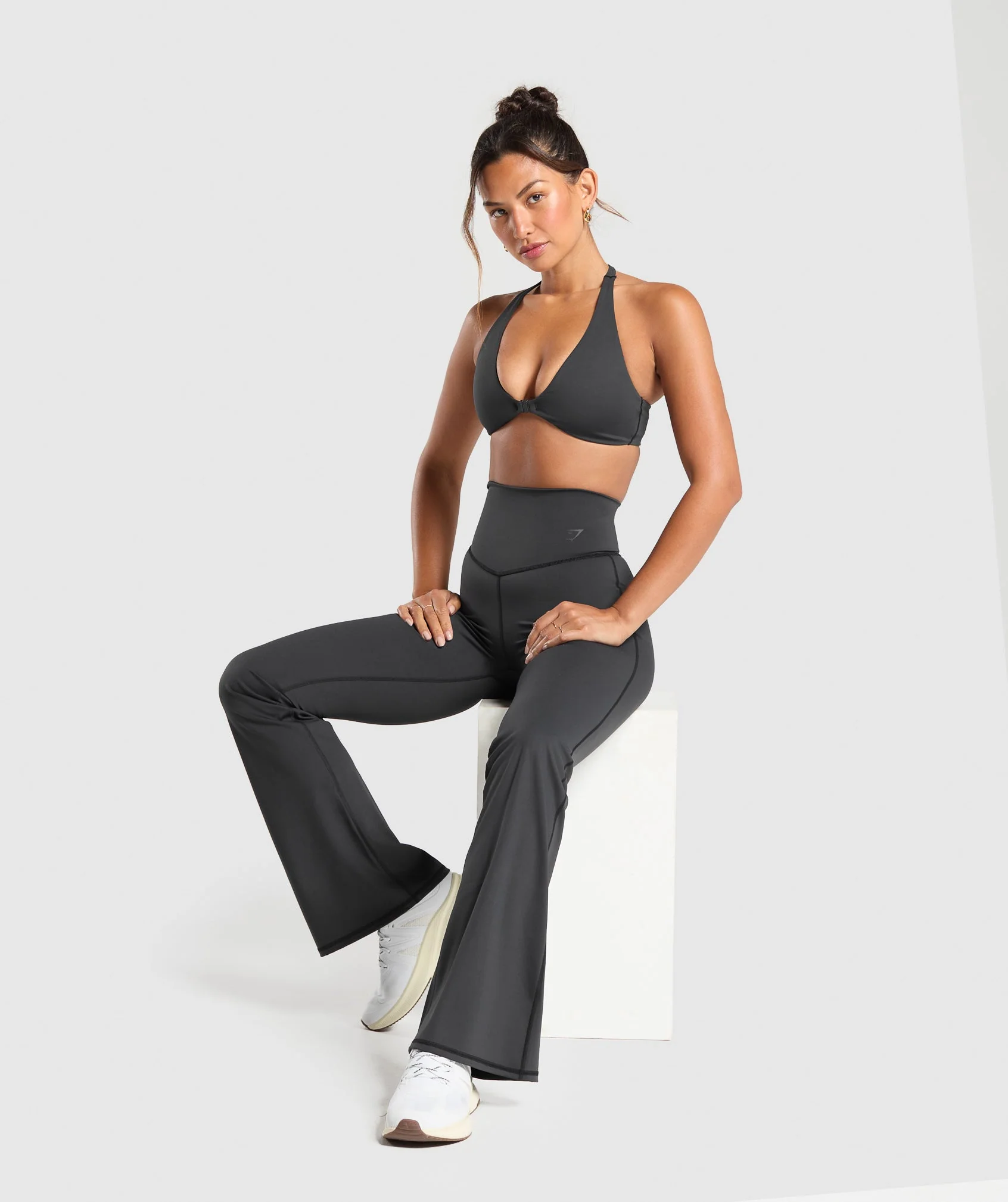 Gymshark Elevate Flared Leggings 2.0 - Black - Image 4