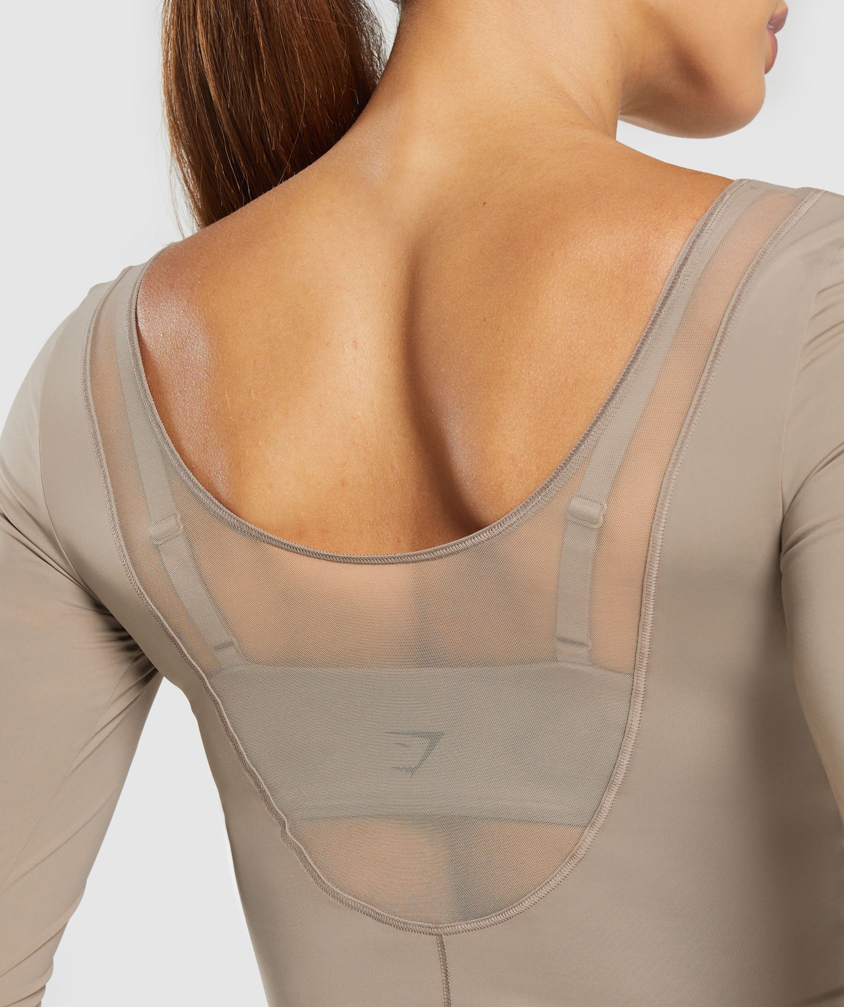 Gymshark Elevate Long Sleeve Top - Lifestyle Brown - Image 5