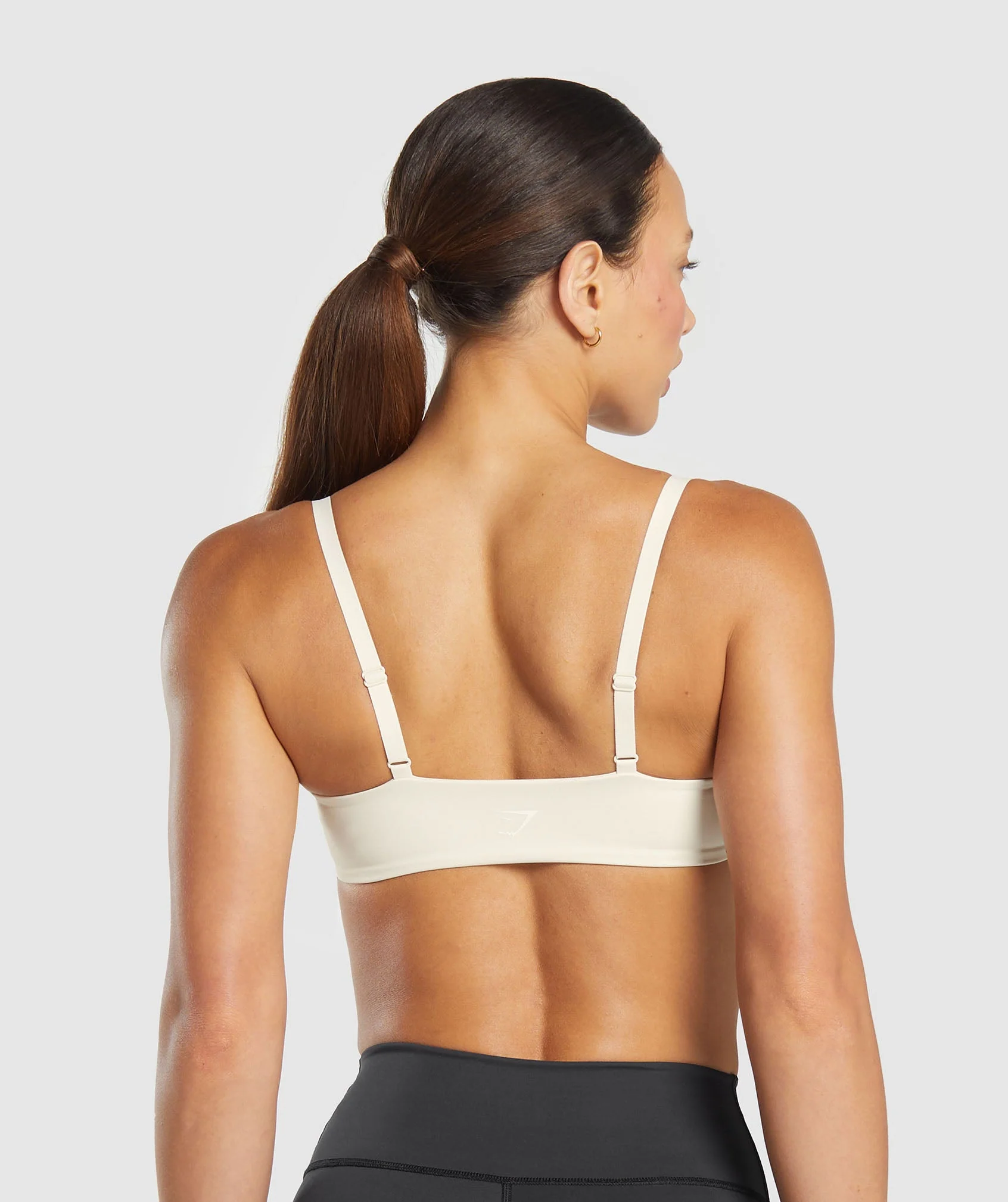 Gymshark Elevate Ruched Sports Bra - Oat White - Image 2