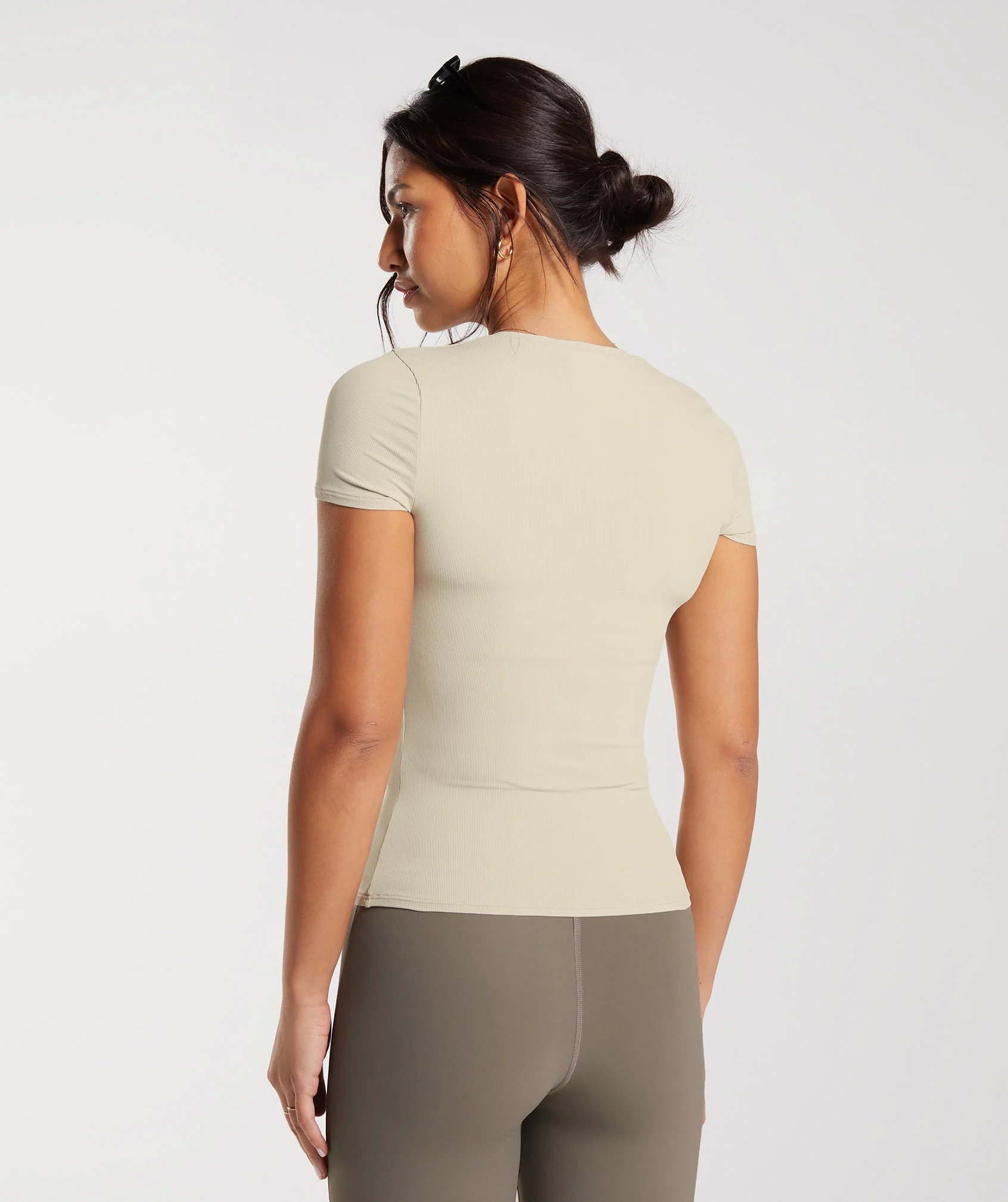 Gymshark Elevate Top - Sandy Brown - Image 2