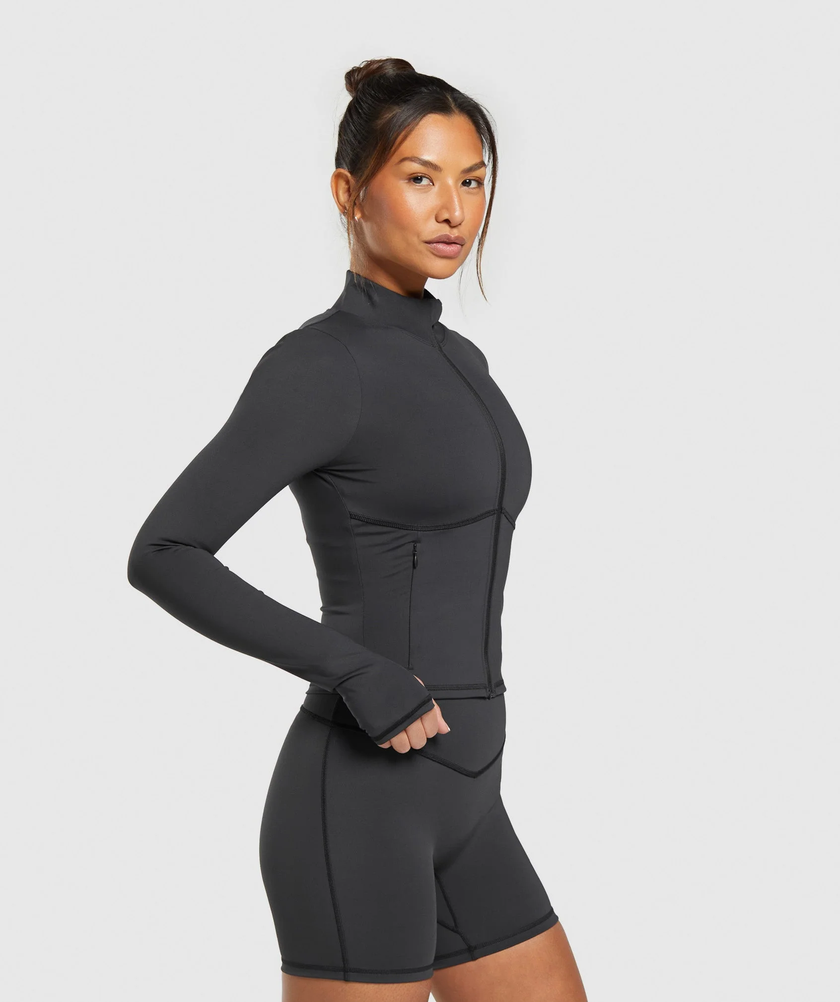 Gymshark Elevate Tracktop - Black - Image 4