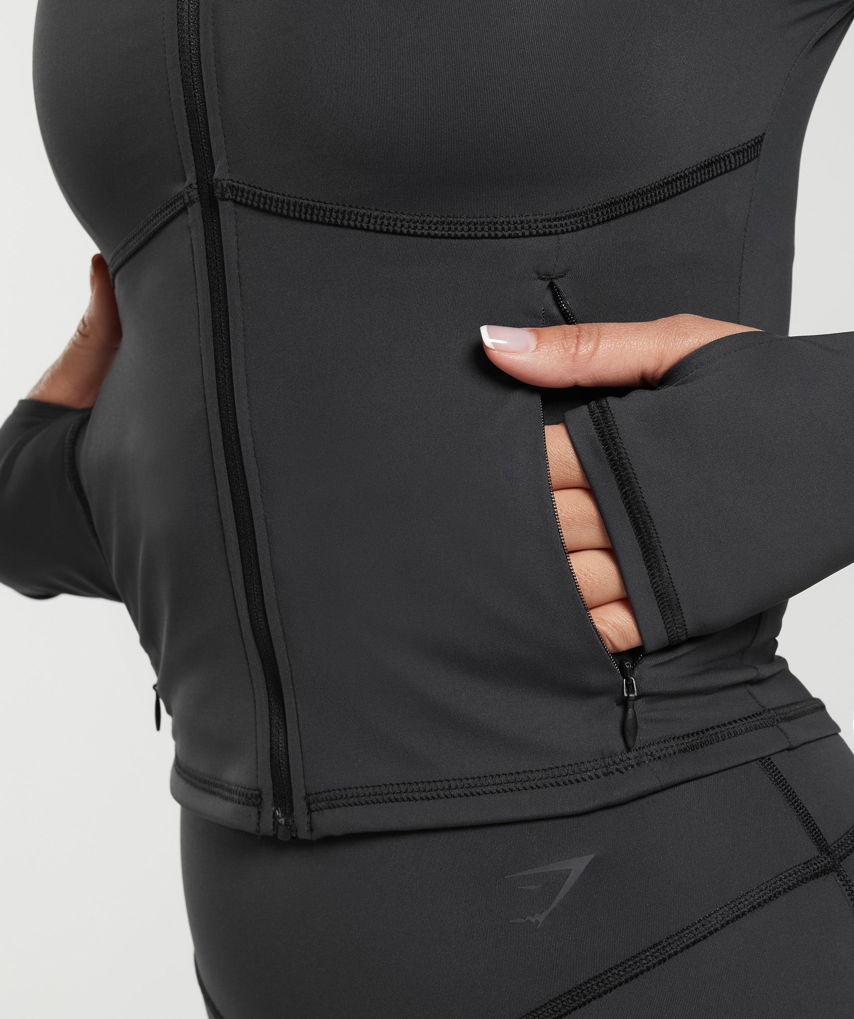 Gymshark Elevate Tracktop - Black - Image 7