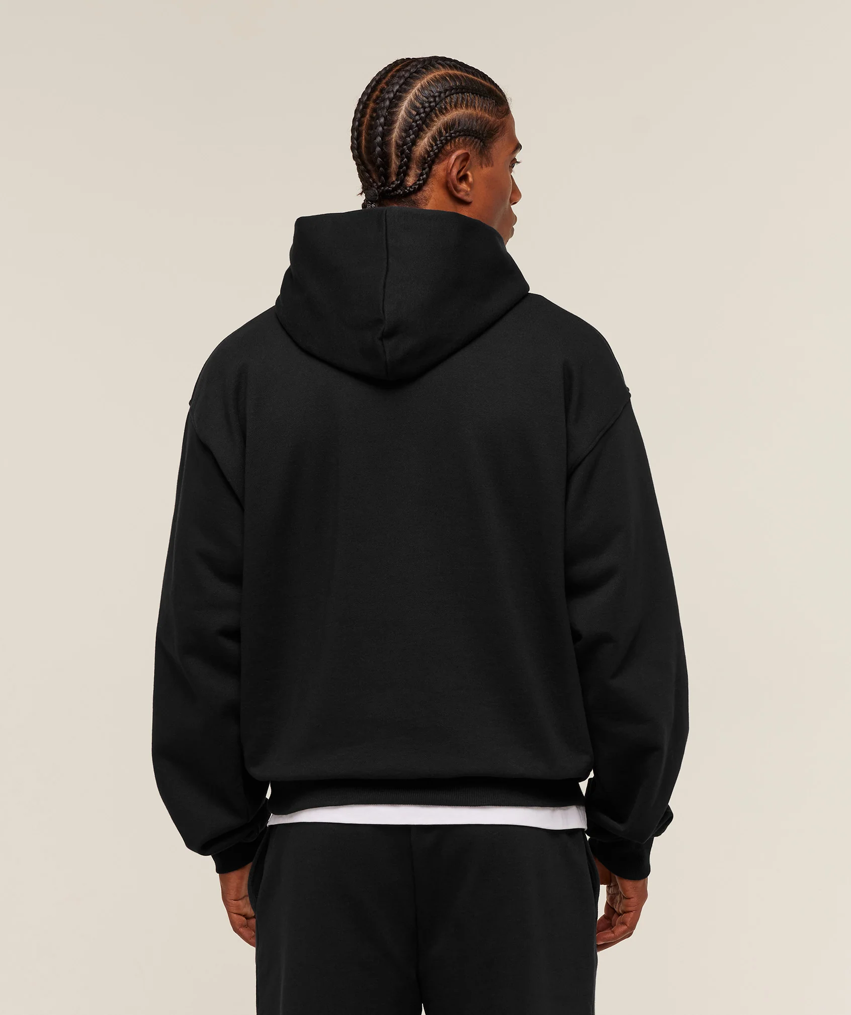 Gymshark Embossed Boxy Hoodie - Black - Image 2