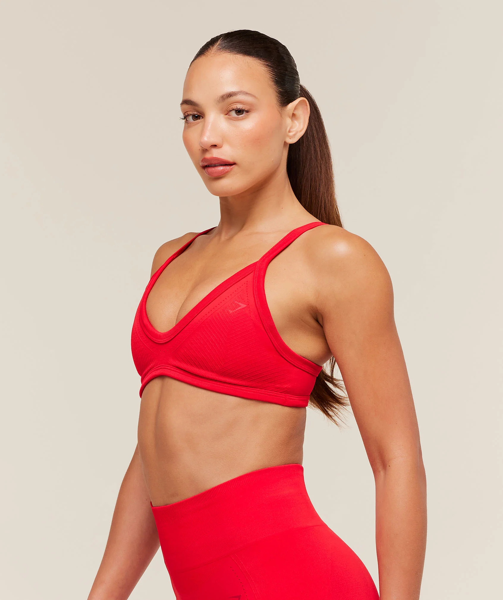Gymshark Energise Seamless Sports Bra - Athletic Red - Image 3