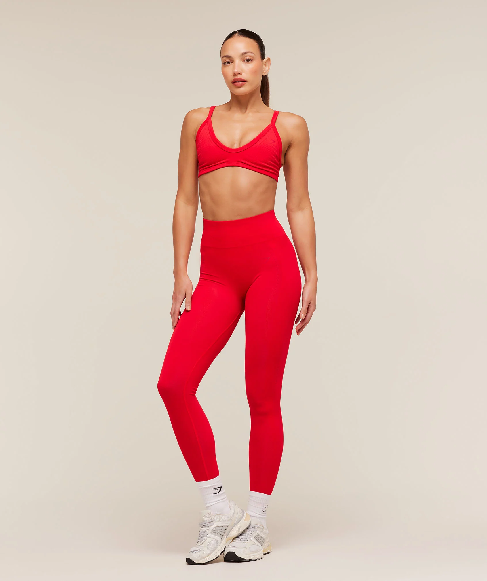 Gymshark Energise Seamless Sports Bra - Athletic Red - Image 4