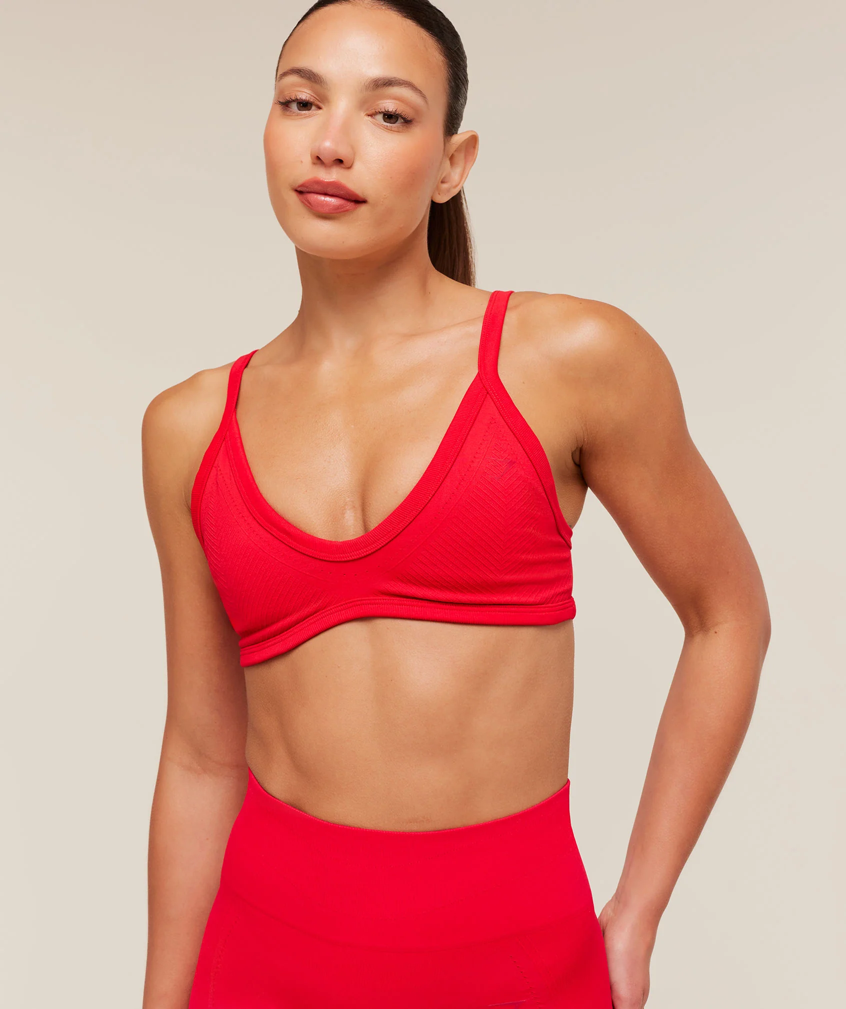 Gymshark Energise Seamless Sports Bra - Athletic Red - Image 5