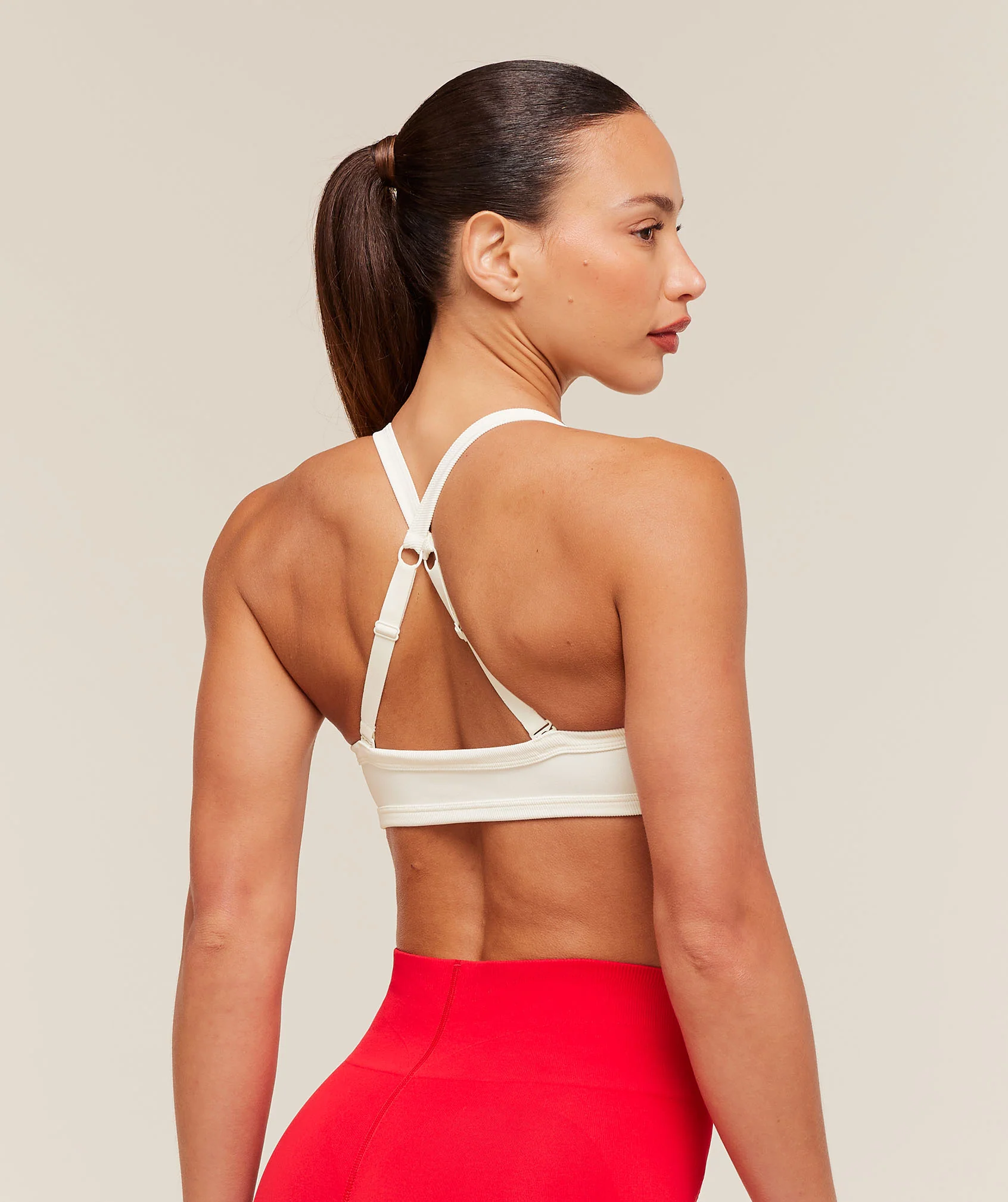 Gymshark Energise Seamless Sports Bra - Soft White - Image 2