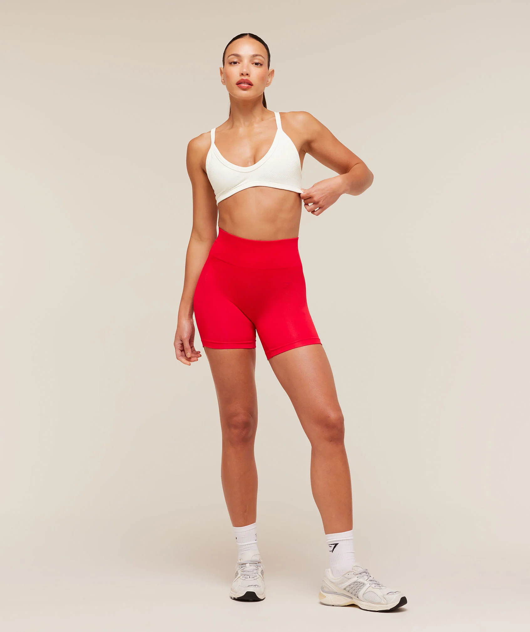 Gymshark Energise Seamless Sports Bra - Soft White - Image 4