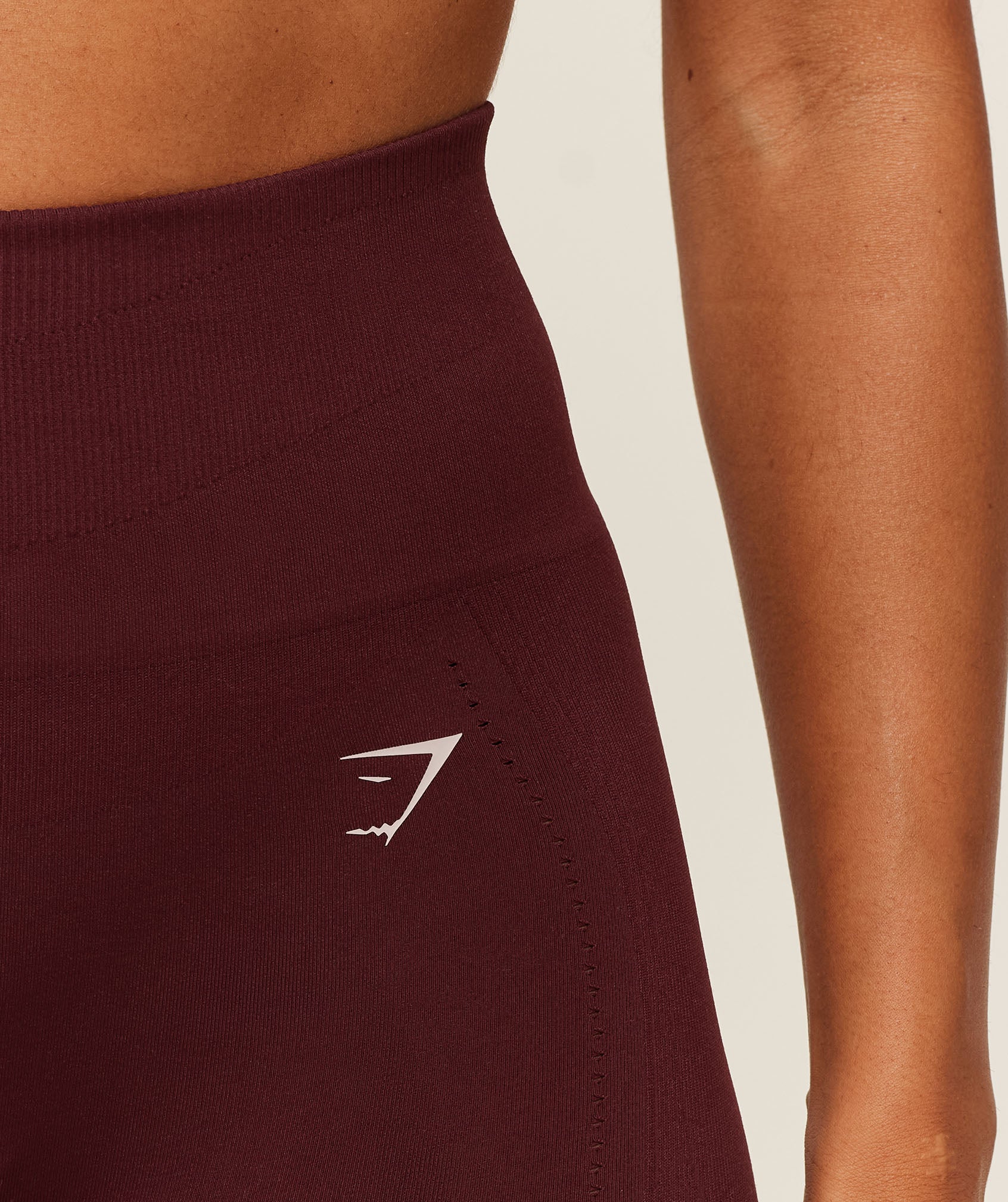 Gymshark Energise Seamless Leggings - Rich Maroon - Image 7