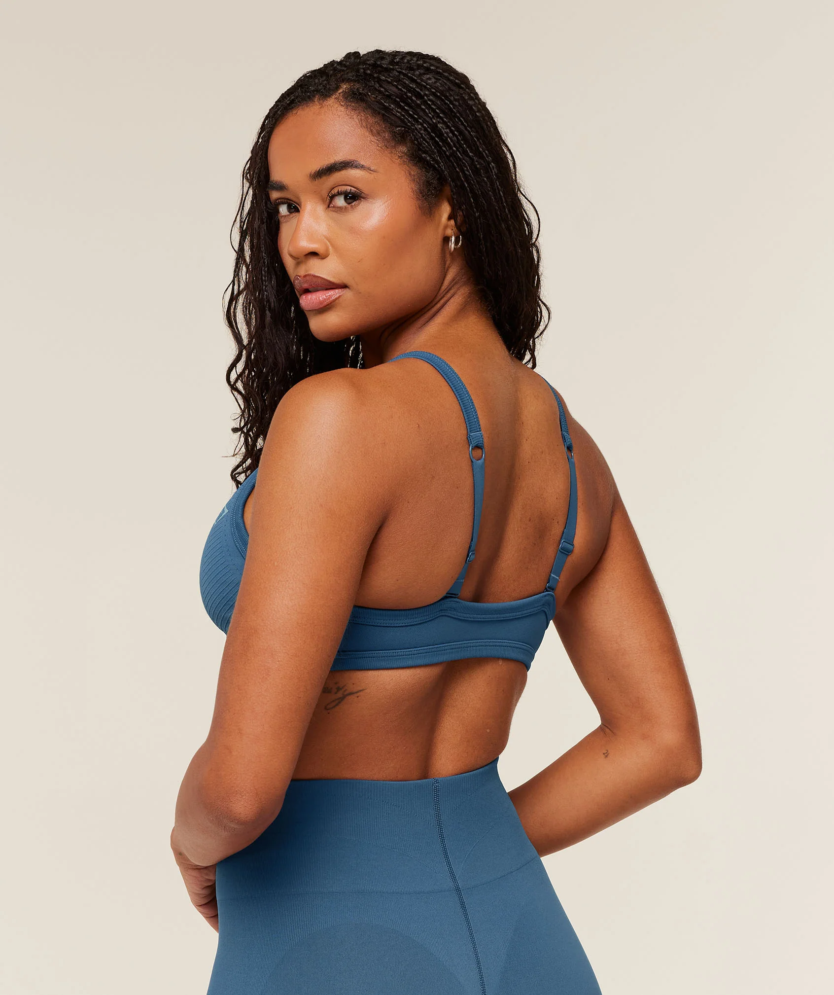 Gymshark Energise Seamless Sports Bra - Compound Blue - Image 4