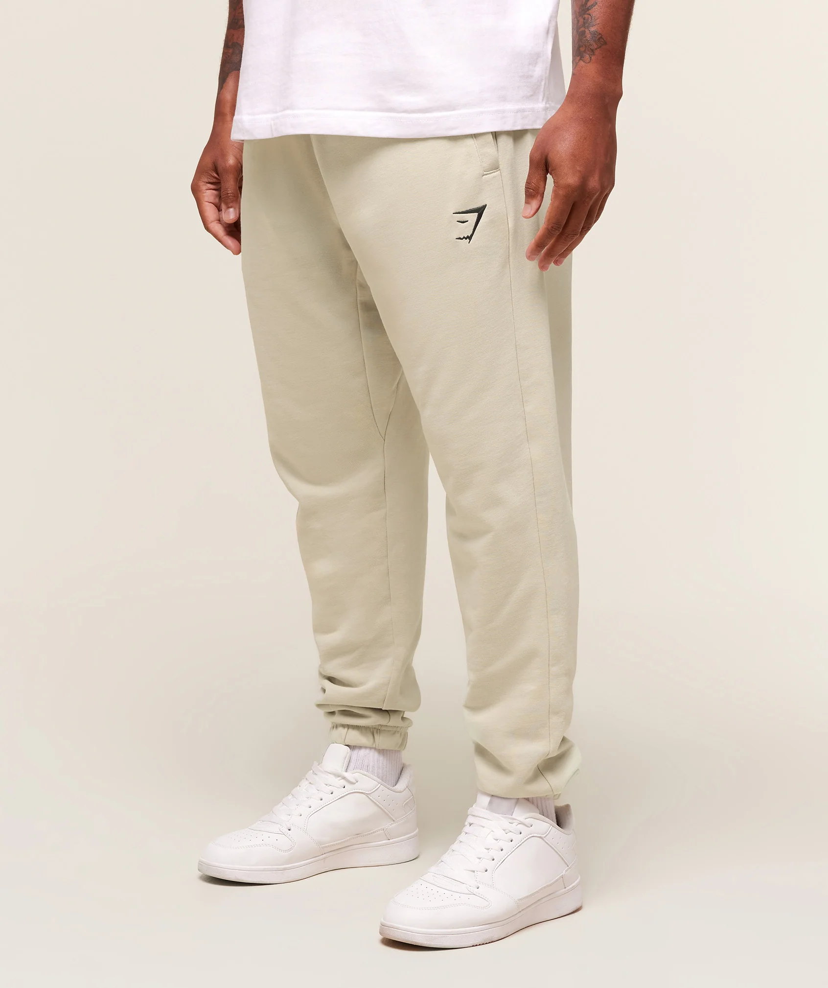 Gymshark Essential Oversized Joggers - Pebble Grey - Image 3